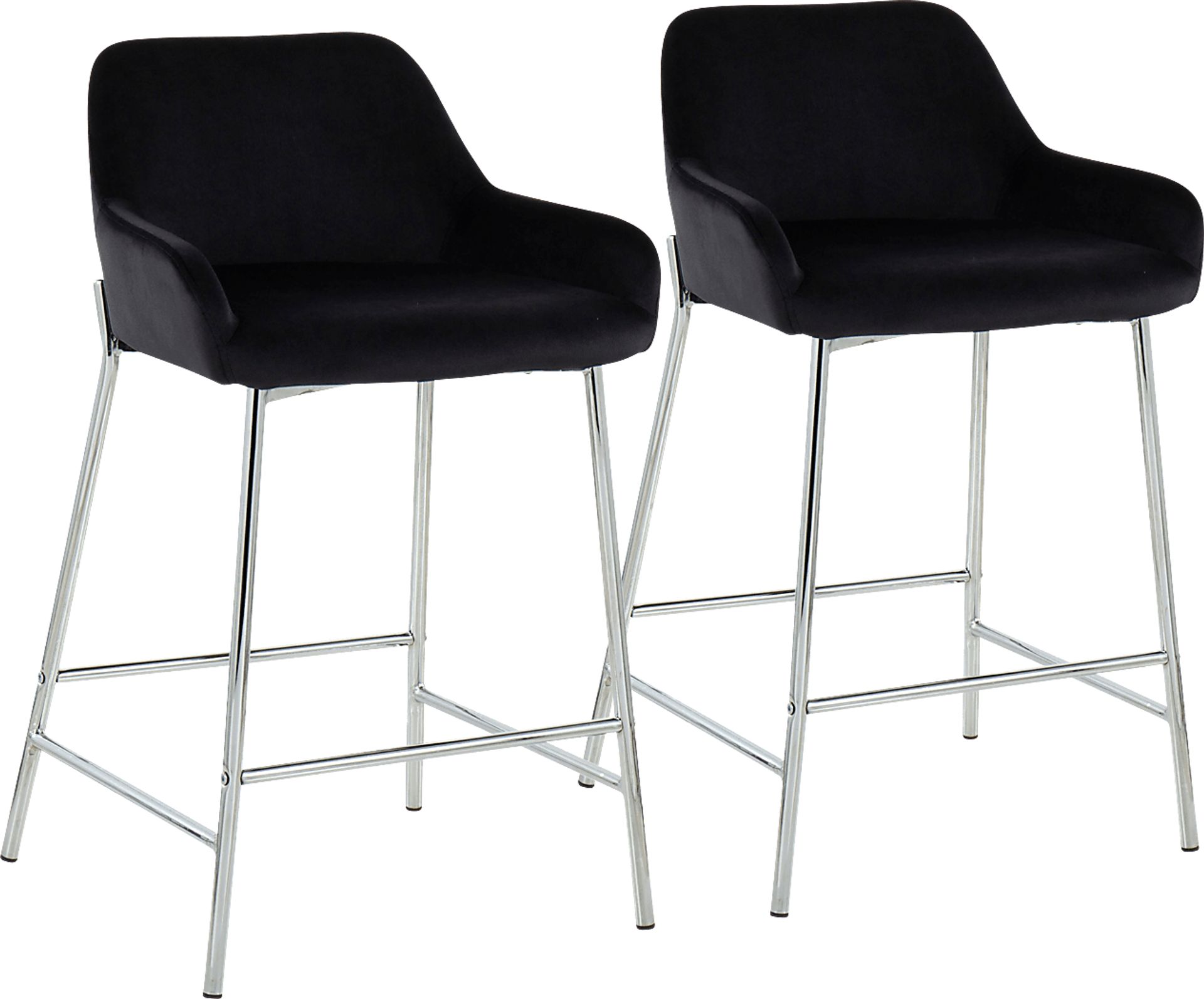 Rimcrest III Black Counter Height Stool Set of 2 - Image 1