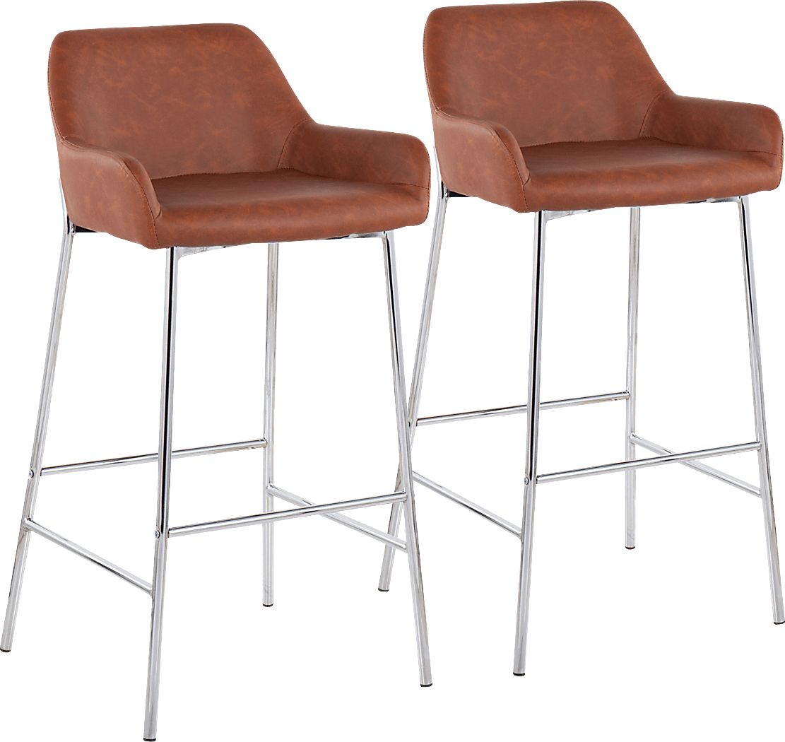 Rimcrest III Camel Barstool Set of 2