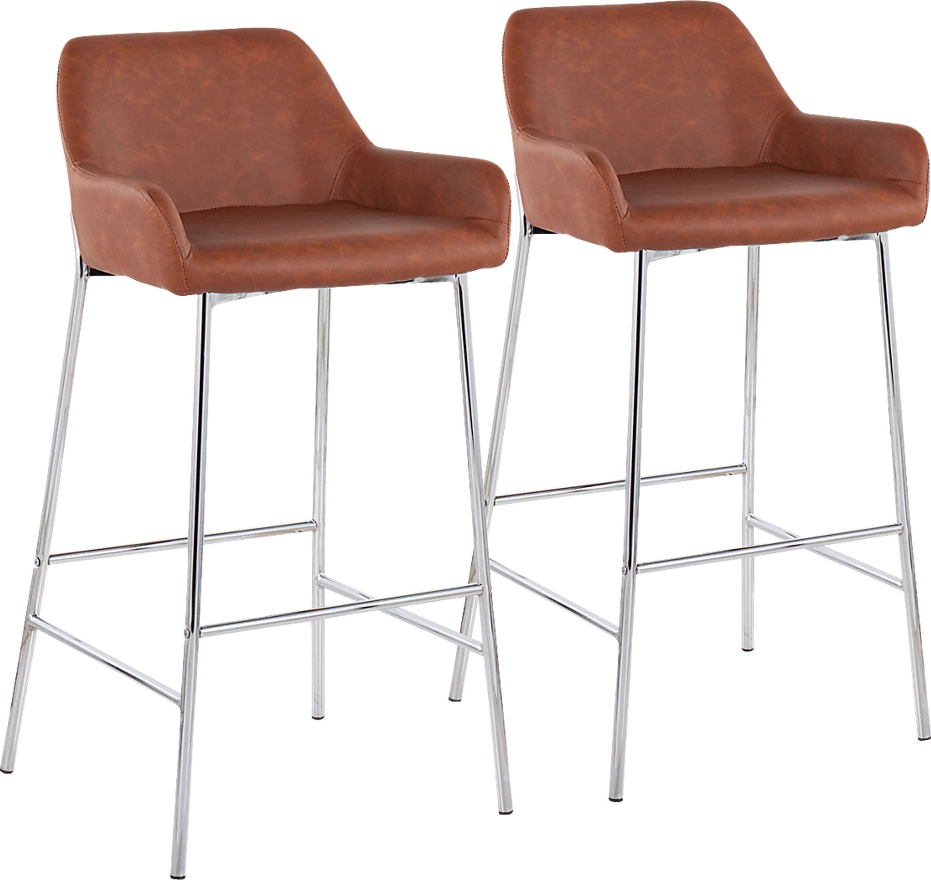 Rimcrest III Camel Barstool Set of 2 - Image 1