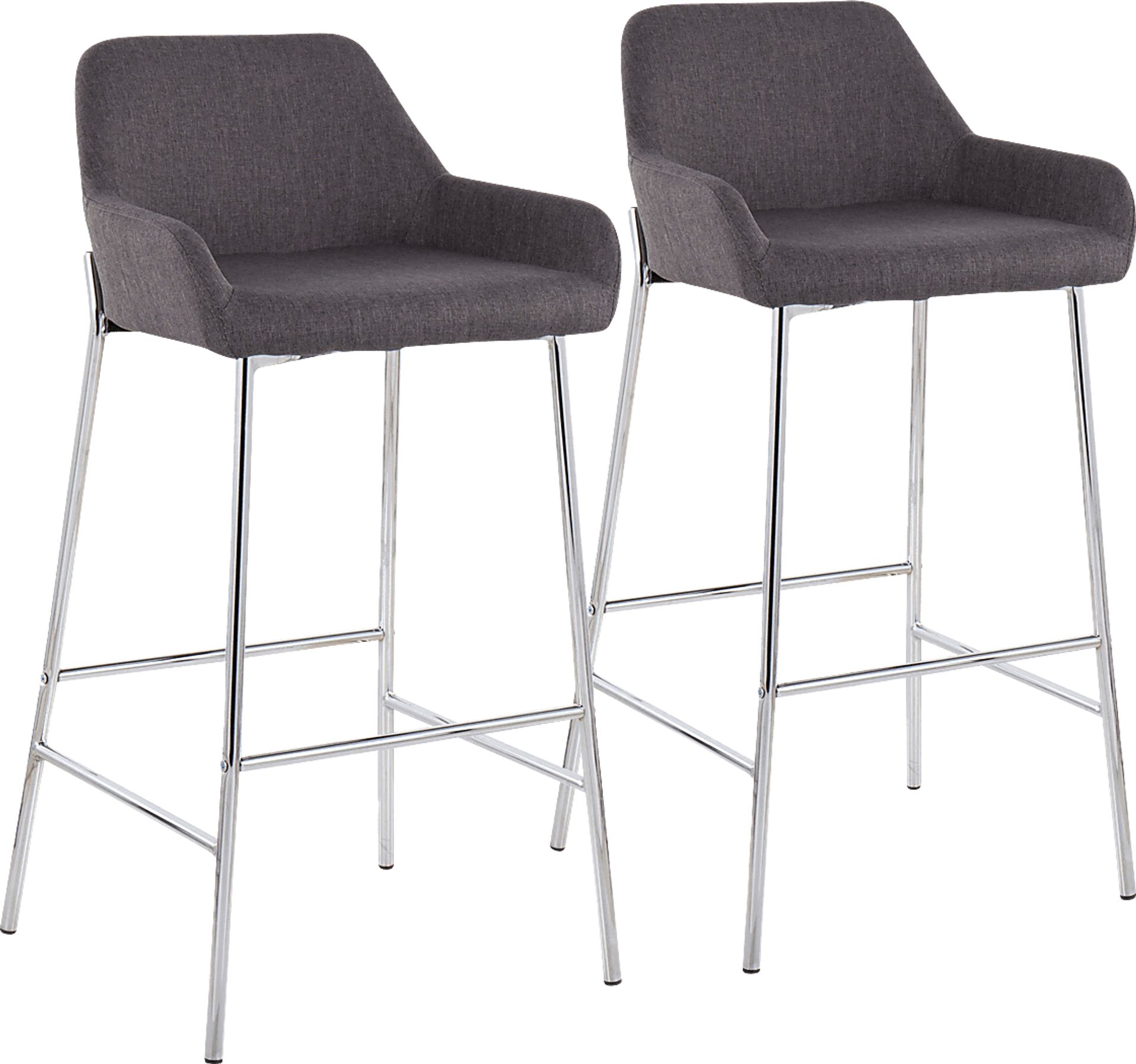 Rimcrest III Charcoal Barstool Set of 2 - Image 1