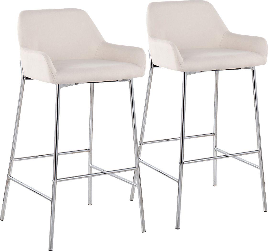 Rimcrest III Cream Barstool Set of 2