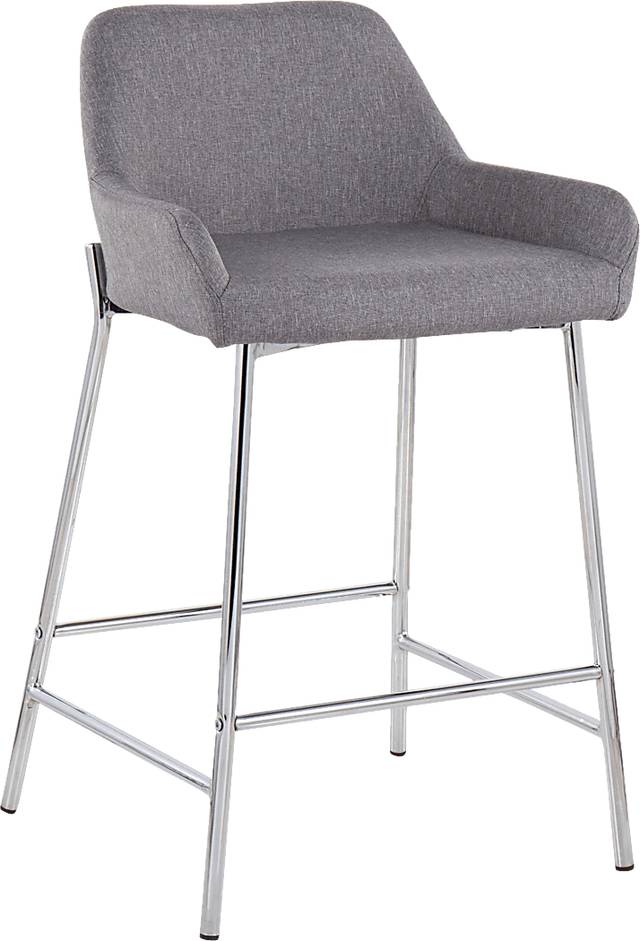 Rimcrest III Gray Counter Height Stool Set of 2 - Thumbnail - Image 2