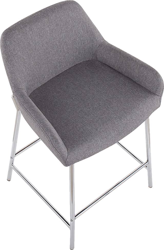 Rimcrest III Gray Counter Height Stool Set of 2 - Thumbnail - Image 7