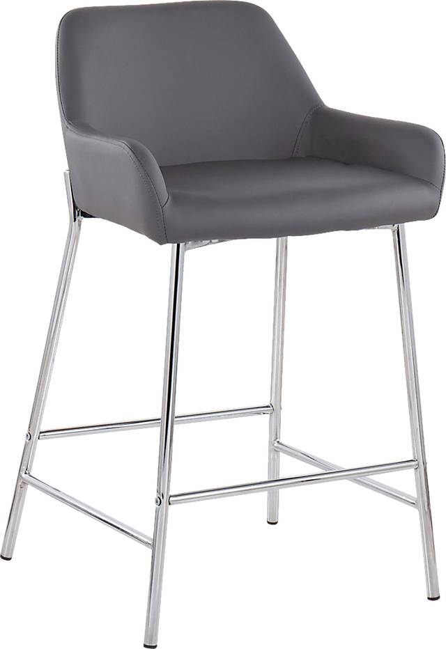Rimcrest III Gray Counter Height Stool Set of 2 - Thumbnail - Image 2