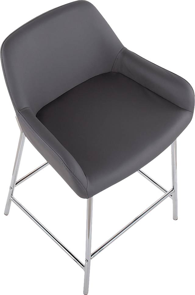 Rimcrest III Gray Counter Height Stool Set of 2 - Thumbnail - Image 7