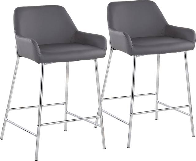 Rimcrest III Gray Counter Height Stool Set of 2 - Thumbnail - Image 1