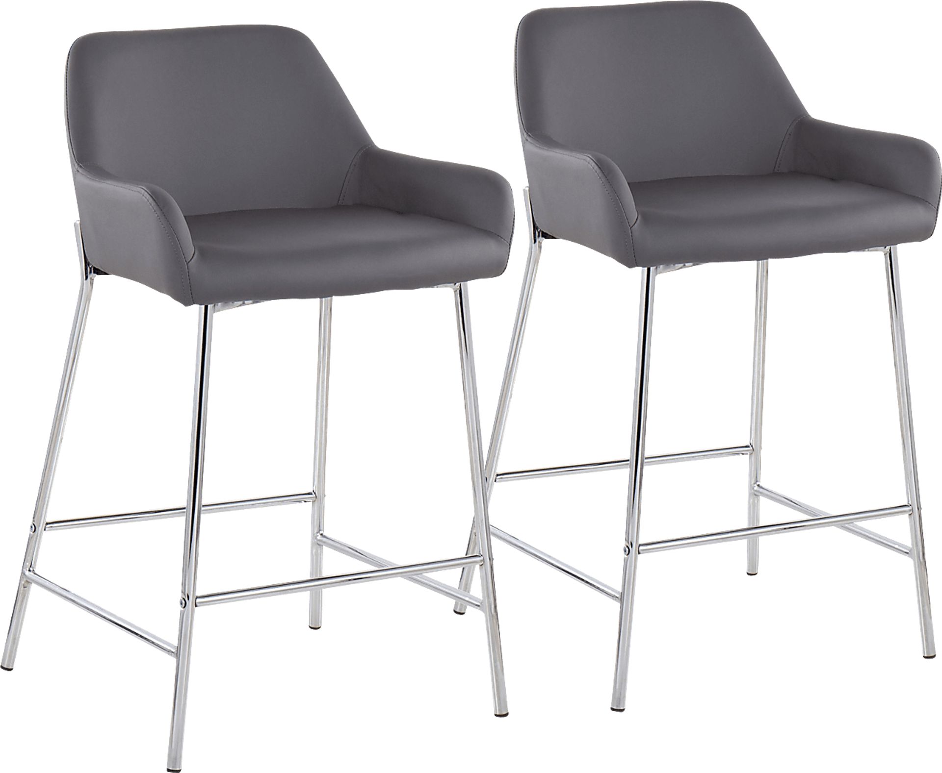 Rimcrest III Gray Counter Height Stool Set of 2 - Image 1