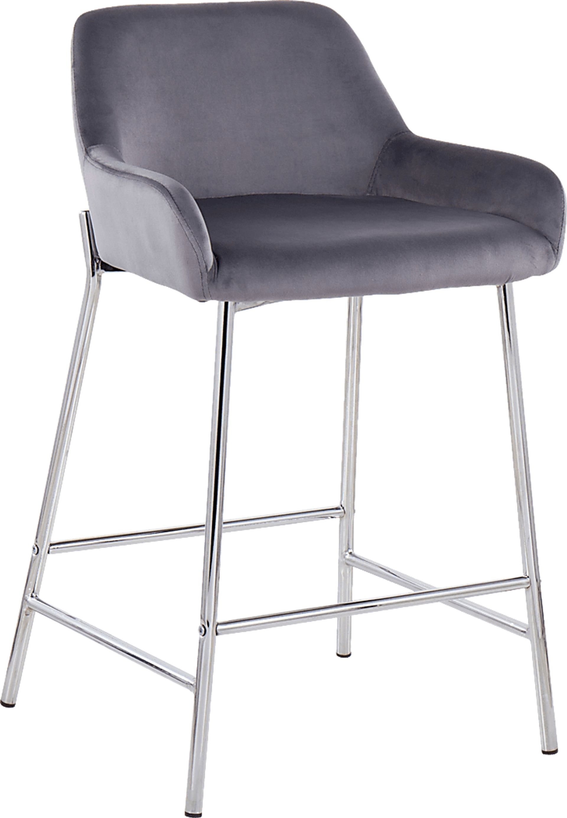 Rimcrest III Silver Counter Height Stool Set of 2 - Image 2