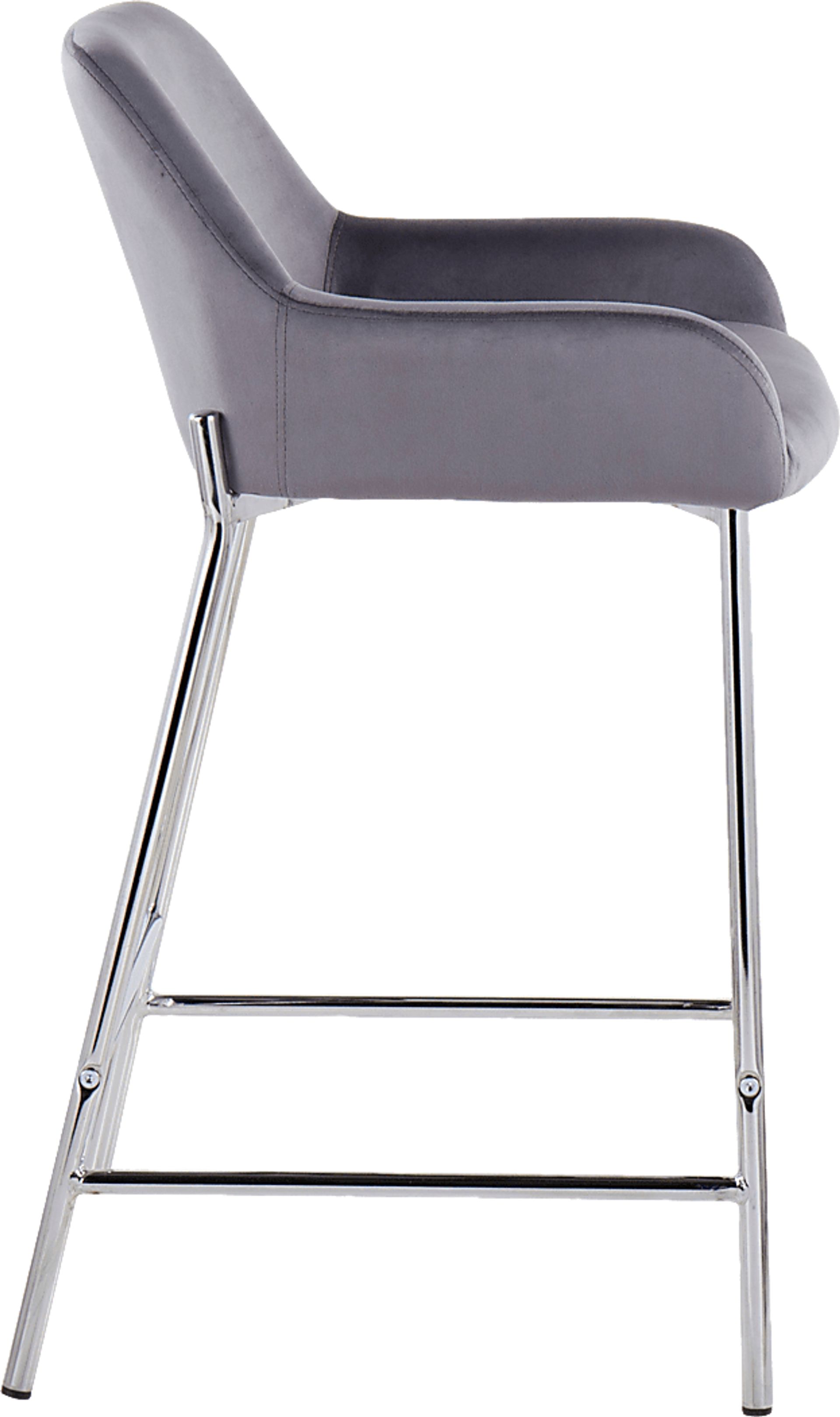 Rimcrest III Silver Counter Height Stool Set of 2 - Image 3