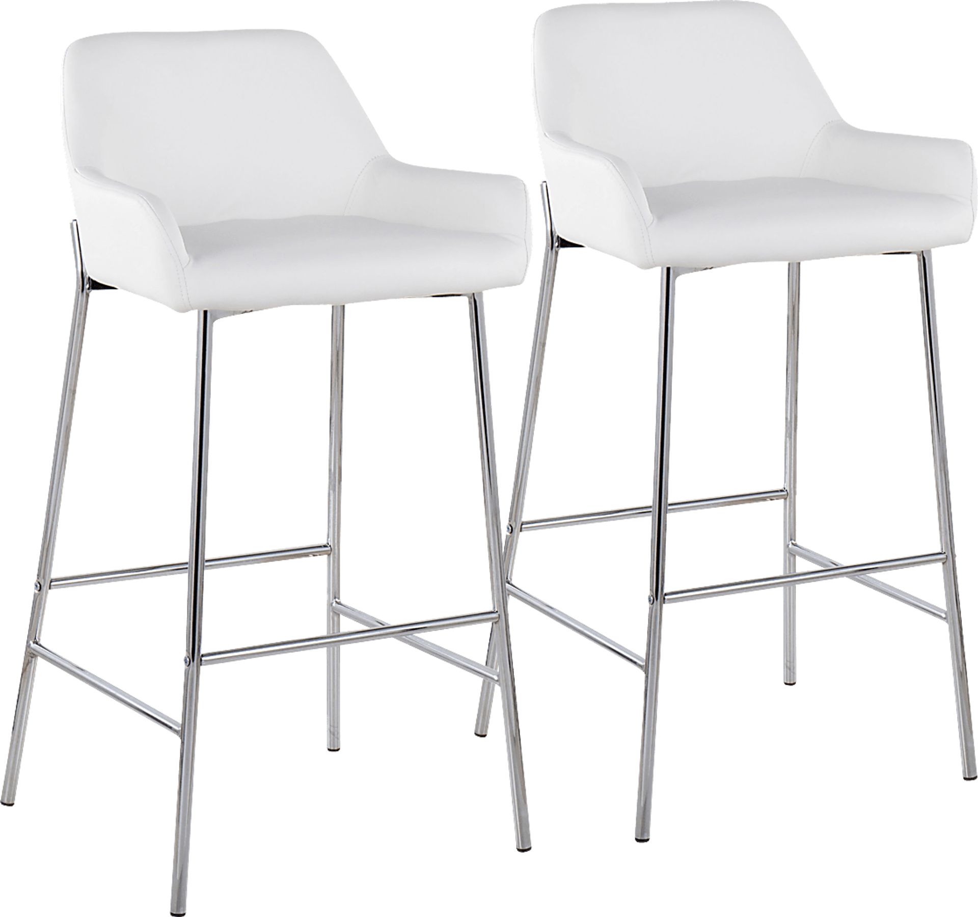 Rimcrest III White Barstool Set of 2 - Image 1