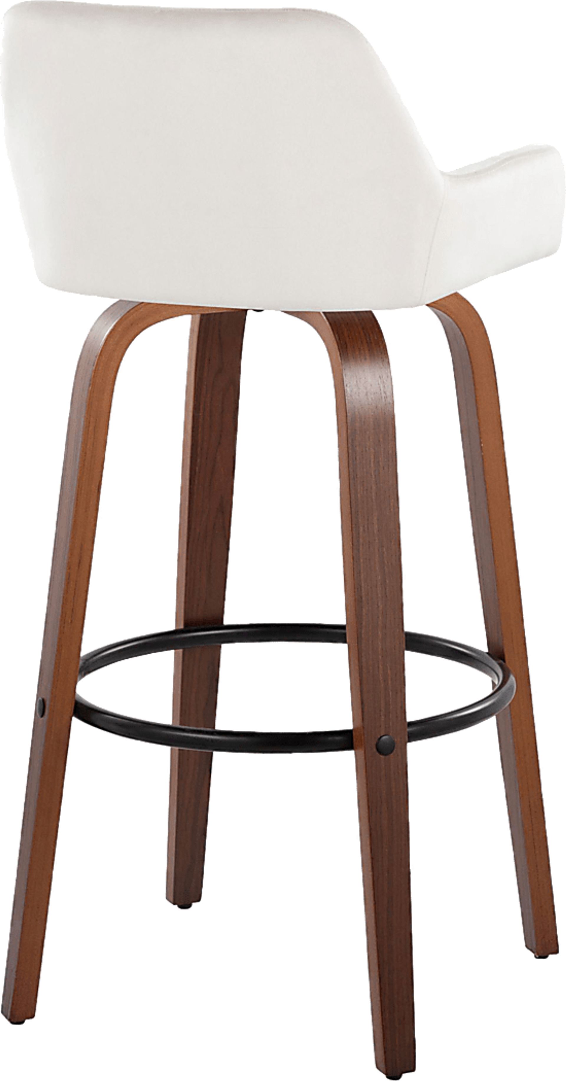 Rimcrest IV White Swivel Barstool, Set of 2 - Image 8