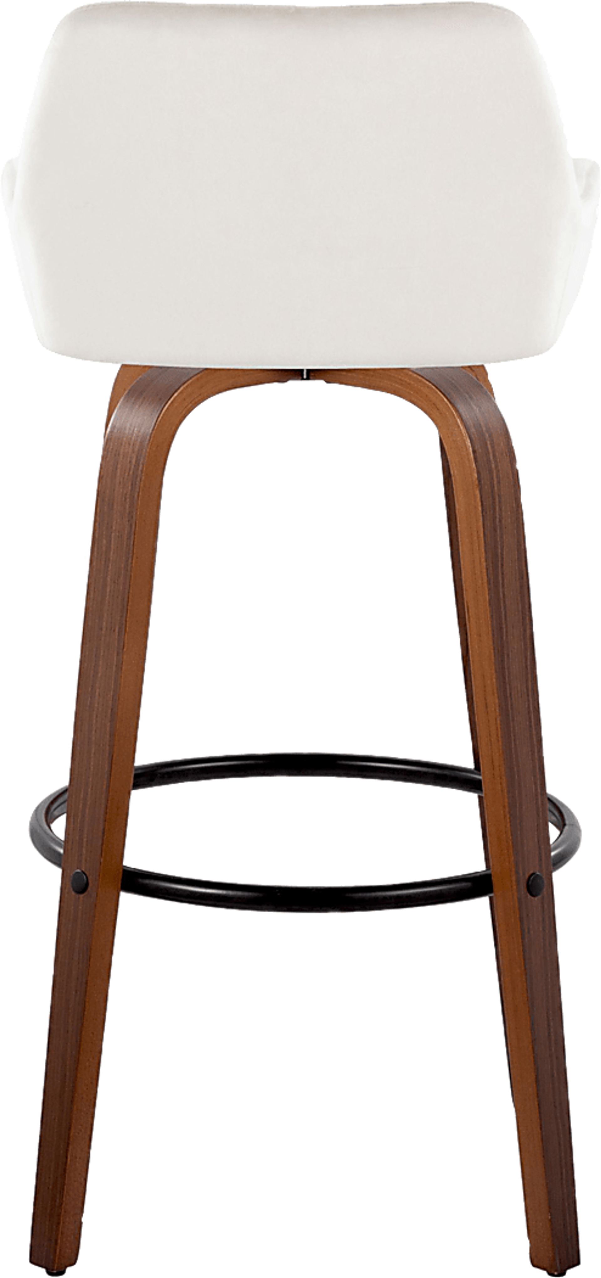 Rimcrest IV White Swivel Barstool, Set of 2 - Image 9