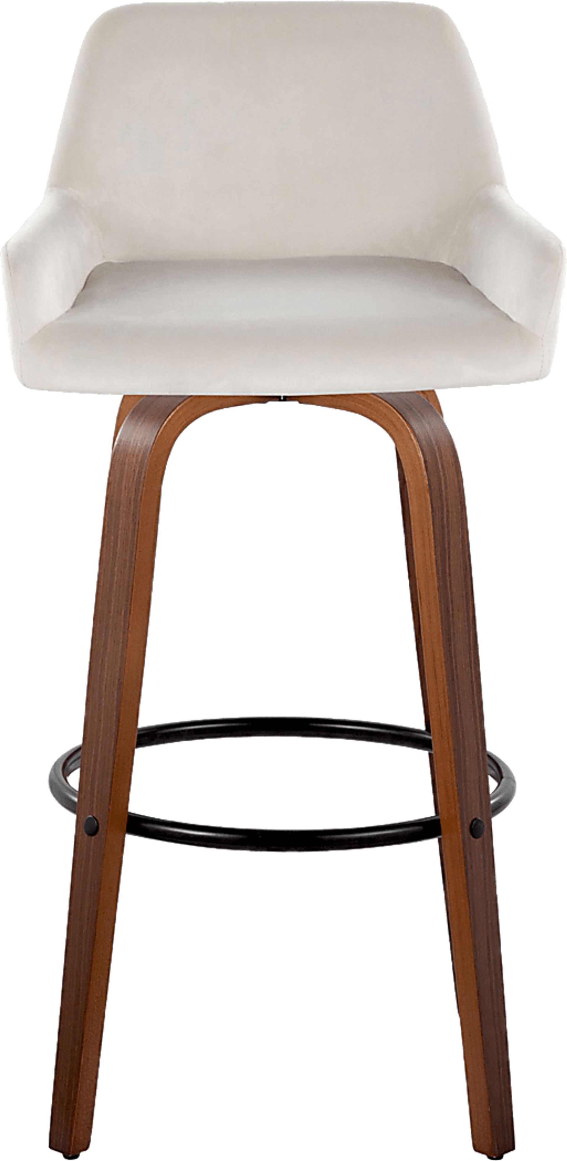 Rimcrest IV White Swivel Barstool, Set of 2 - Image 10