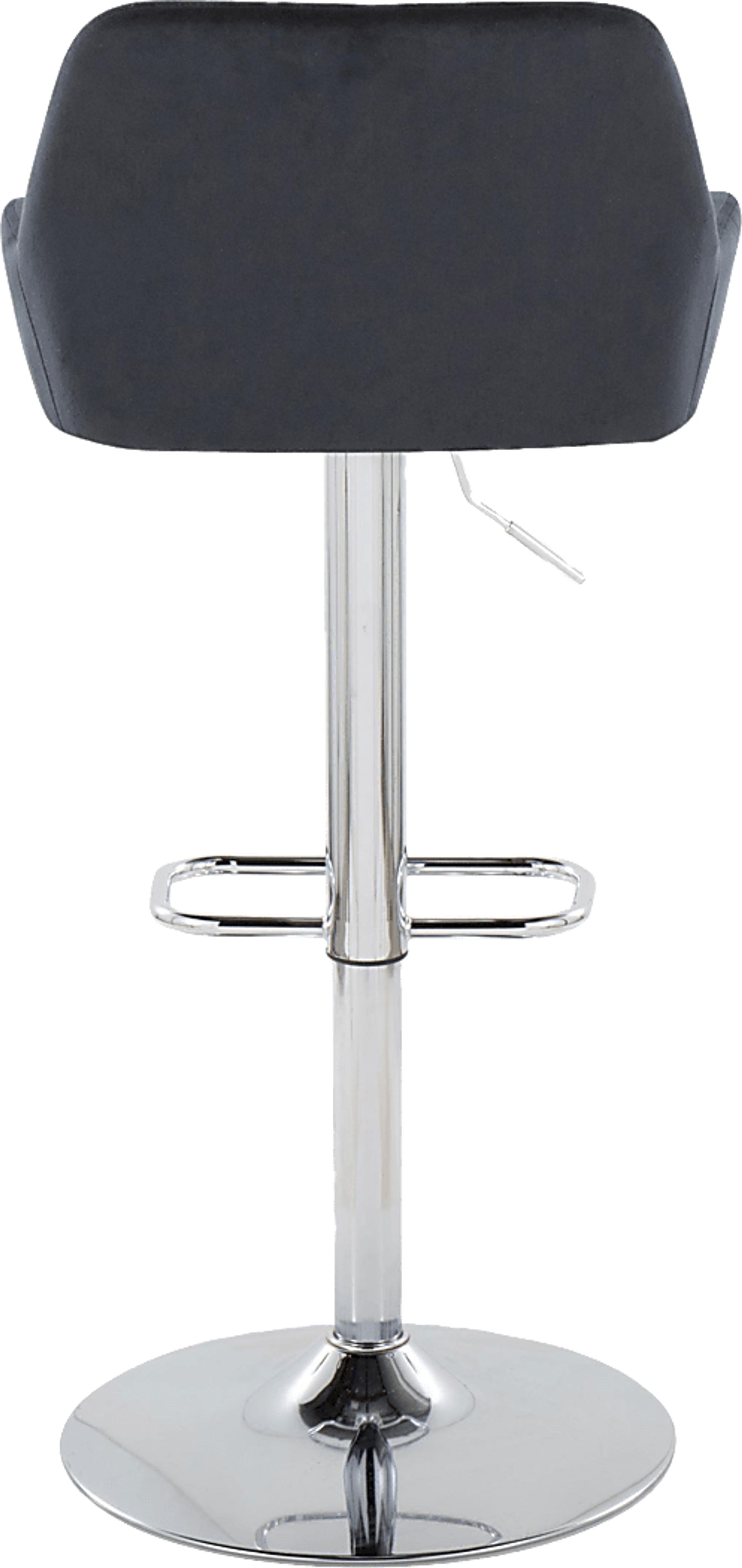 Rimcrest IX Black Adjustable Swivel Barstool, Set of 2 - Image 9