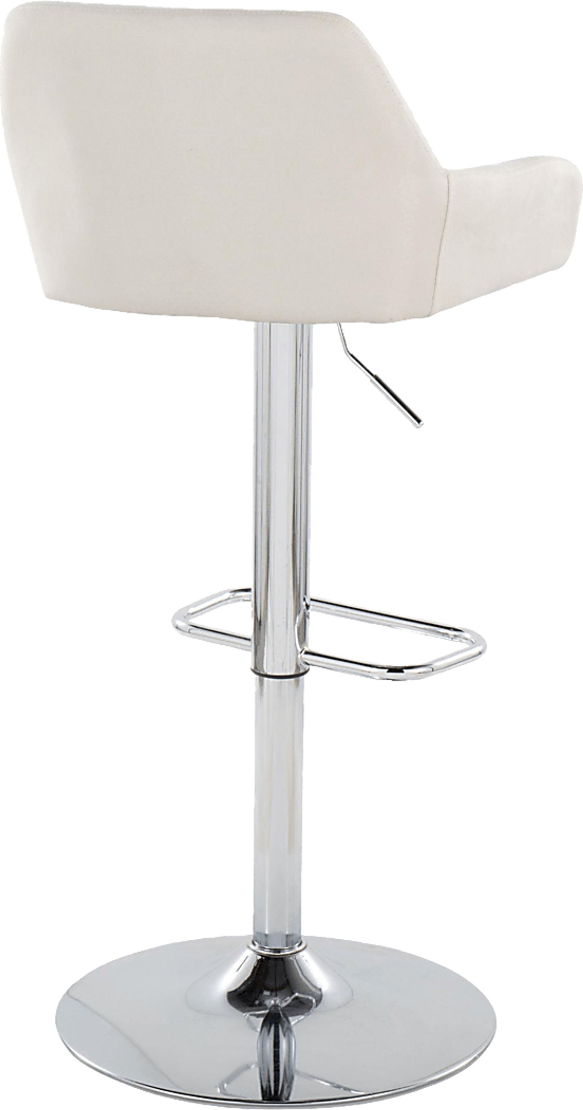 Rimcrest IX Cream Adjustable Swivel Barstool, Set of 2 - Image 8