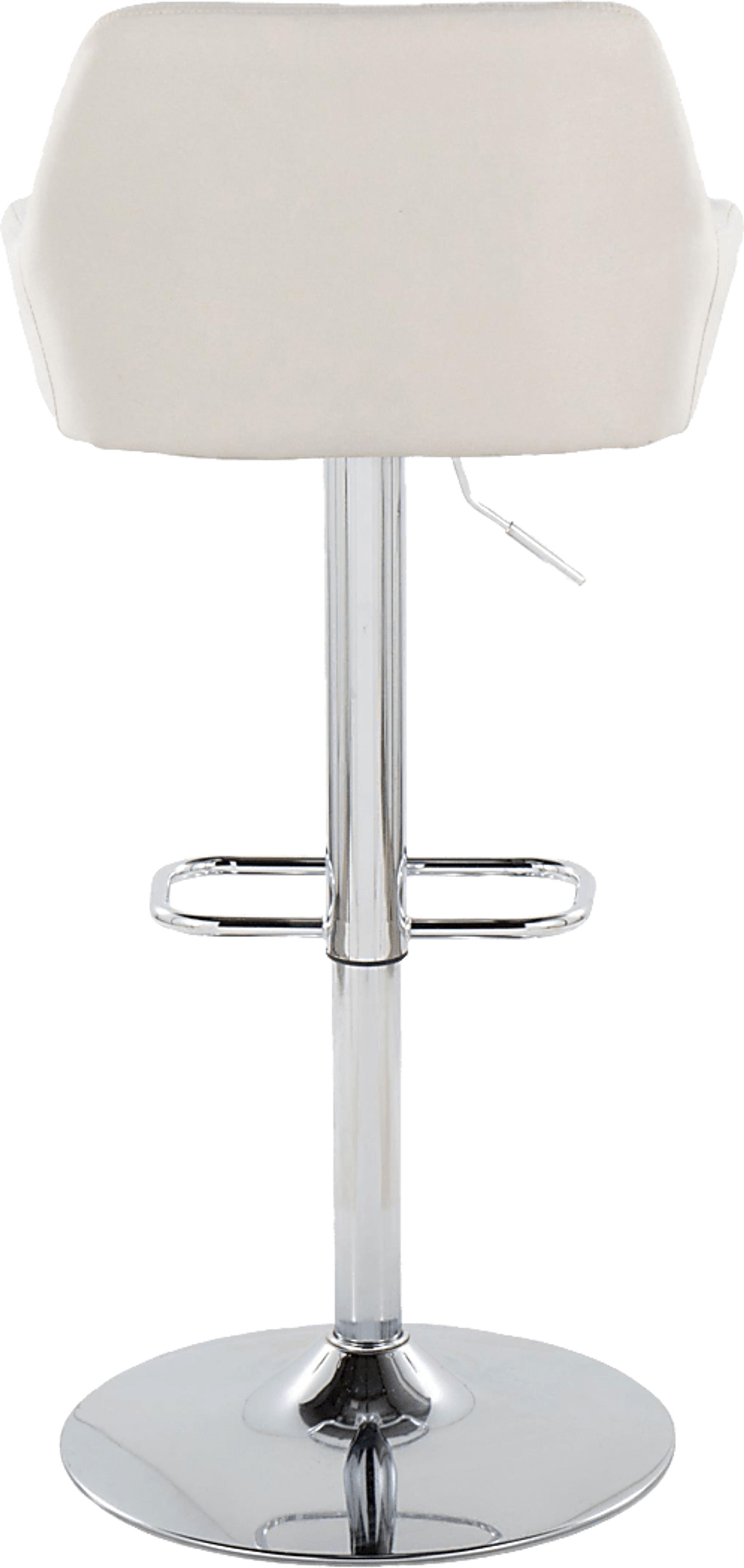 Rimcrest IX Cream Adjustable Swivel Barstool, Set of 2 - Image 9