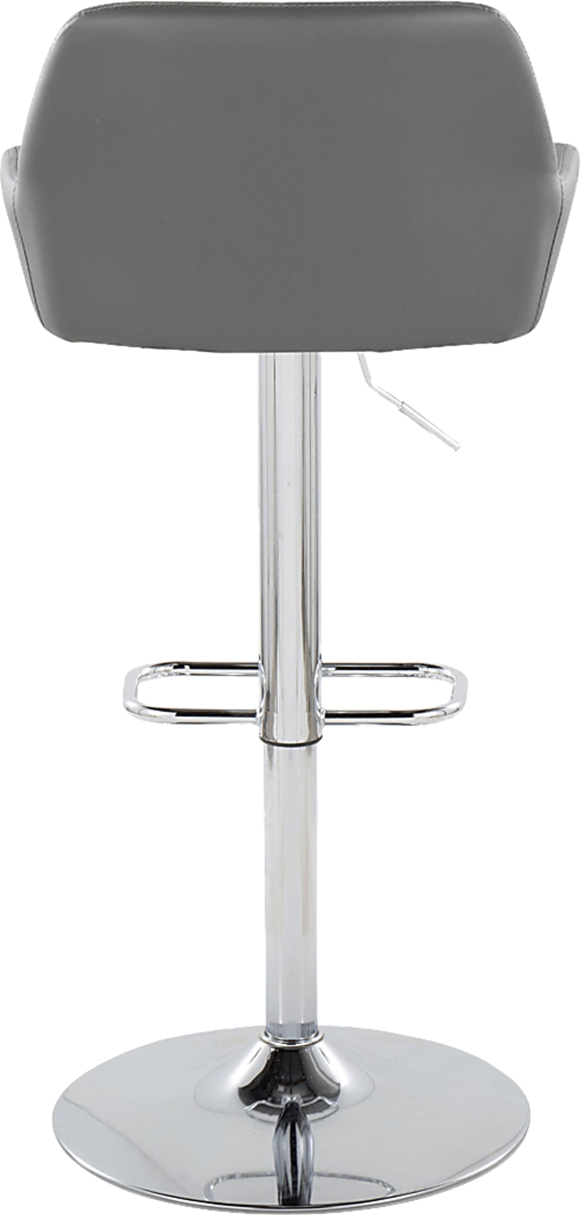 Rimcrest IX Gray Adjustable Swivel Barstool, Set of 2 - Image 9