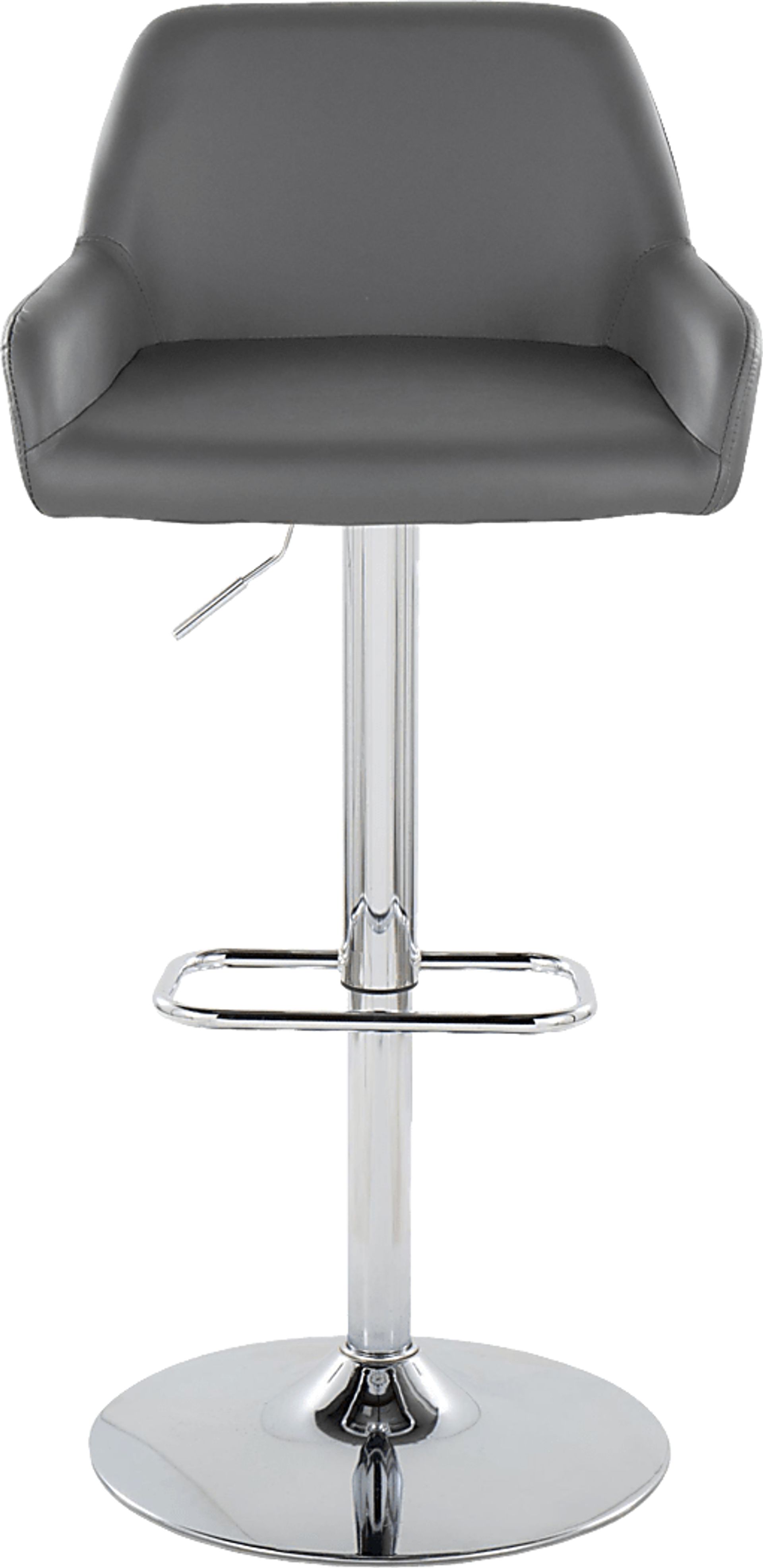 Rimcrest IX Gray Adjustable Swivel Barstool, Set of 2 - Image 10