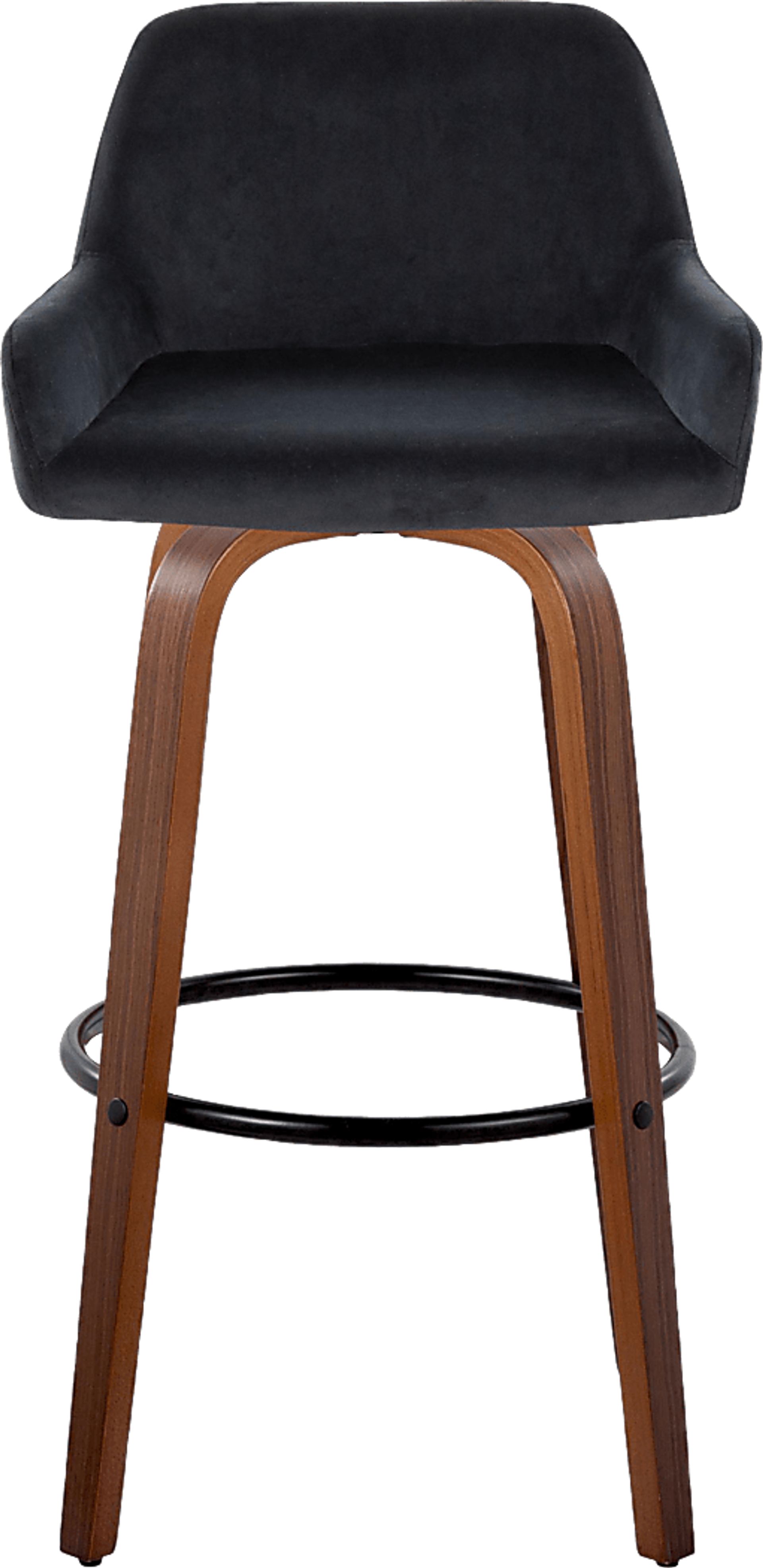 Rimcrest VI Black Swivel Barstool, Set of 2 - Image 10