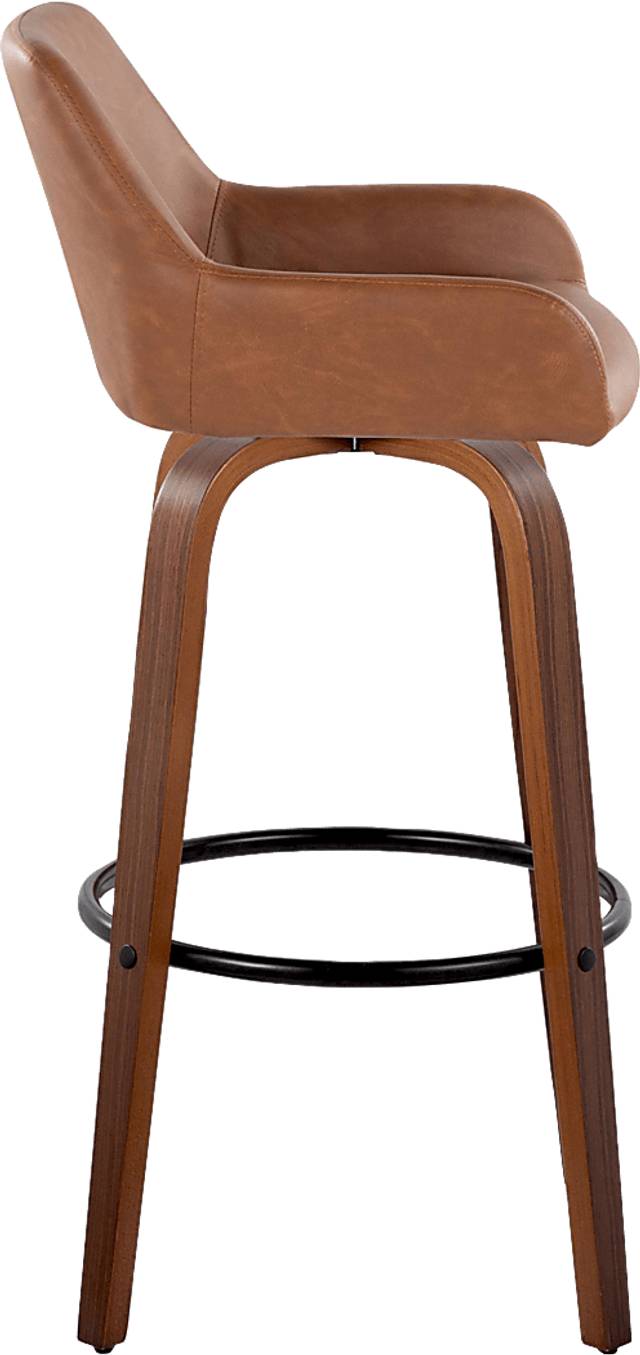 Rimcrest VI Camel Swivel Barstool, Set of 2 - Thumbnail - Image 7