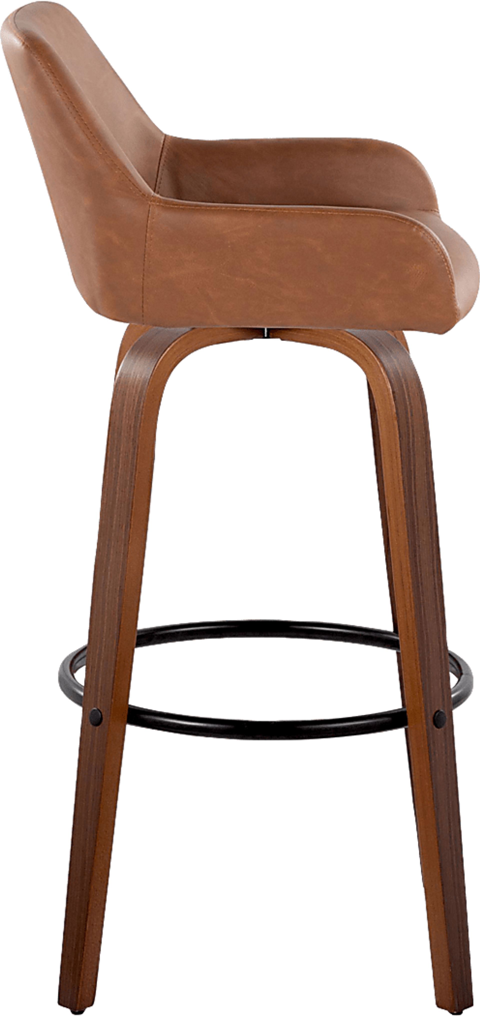 Rimcrest VI Camel Swivel Barstool, Set of 2 - Image 7