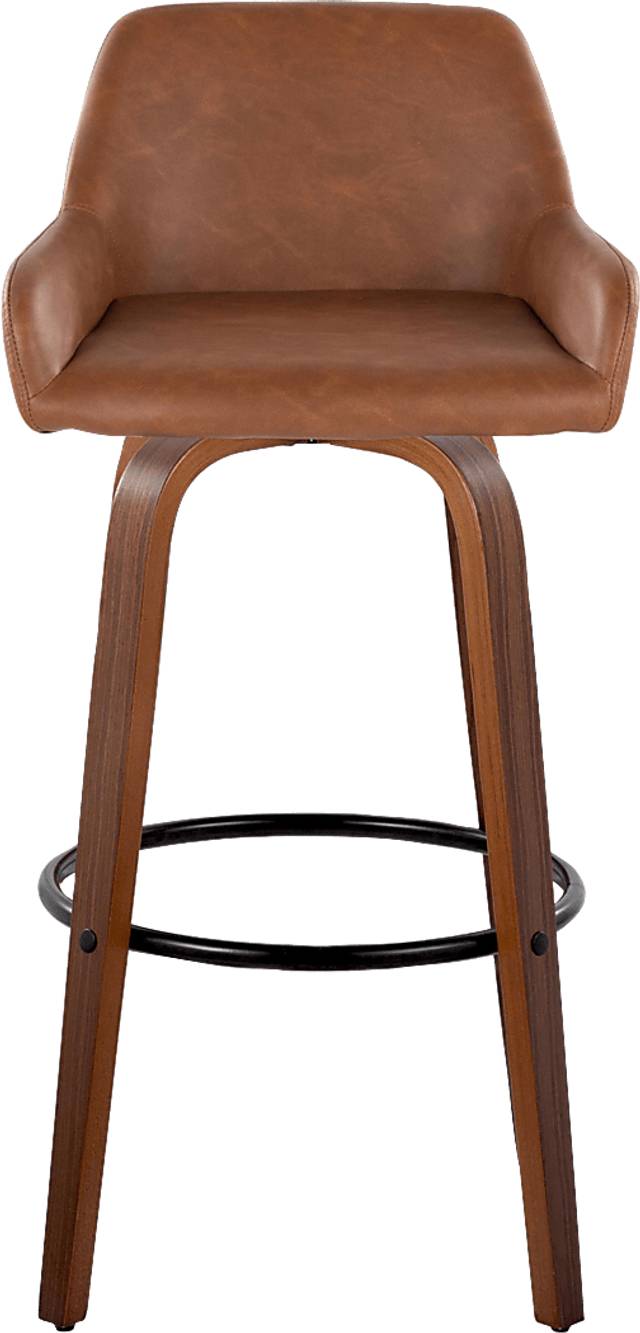 Rimcrest VI Camel Swivel Barstool, Set of 2 - Thumbnail - Image 10