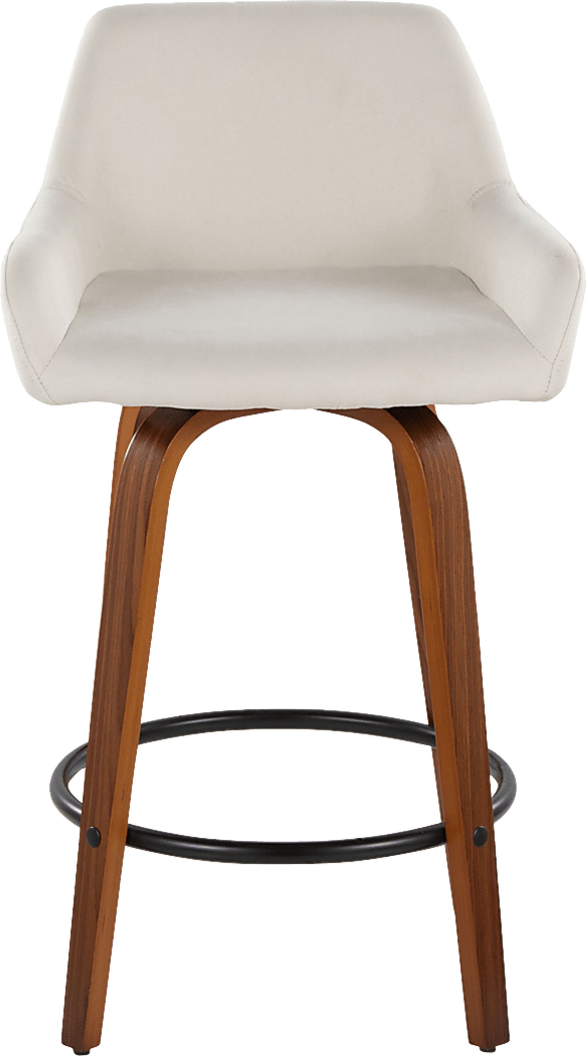 Rimcrest VI Cream Swivel Counter Height Stool, Set of 2 - Image 10