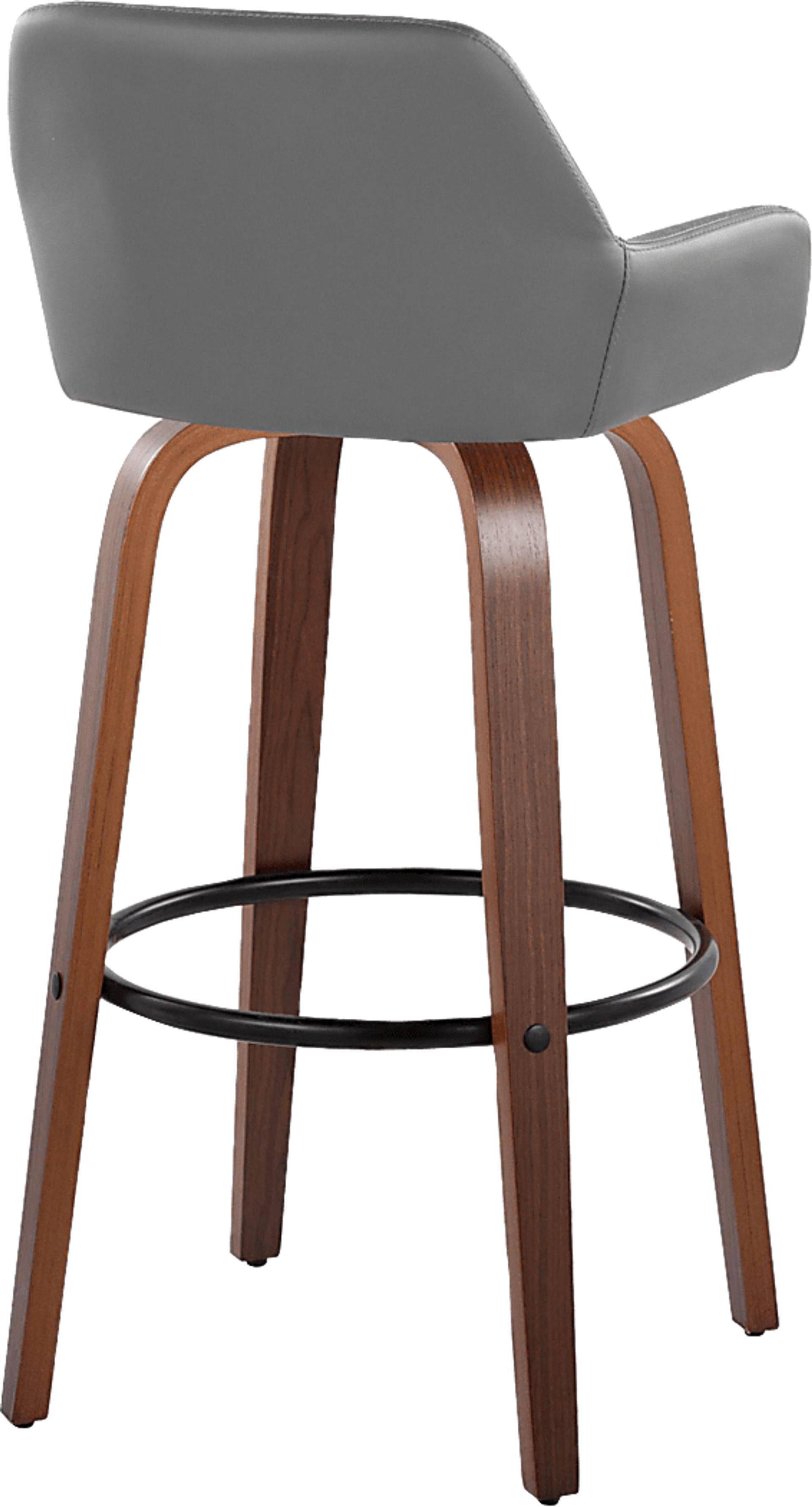 Rimcrest VI Gray Swivel Barstool, Set of 2 - Image 8