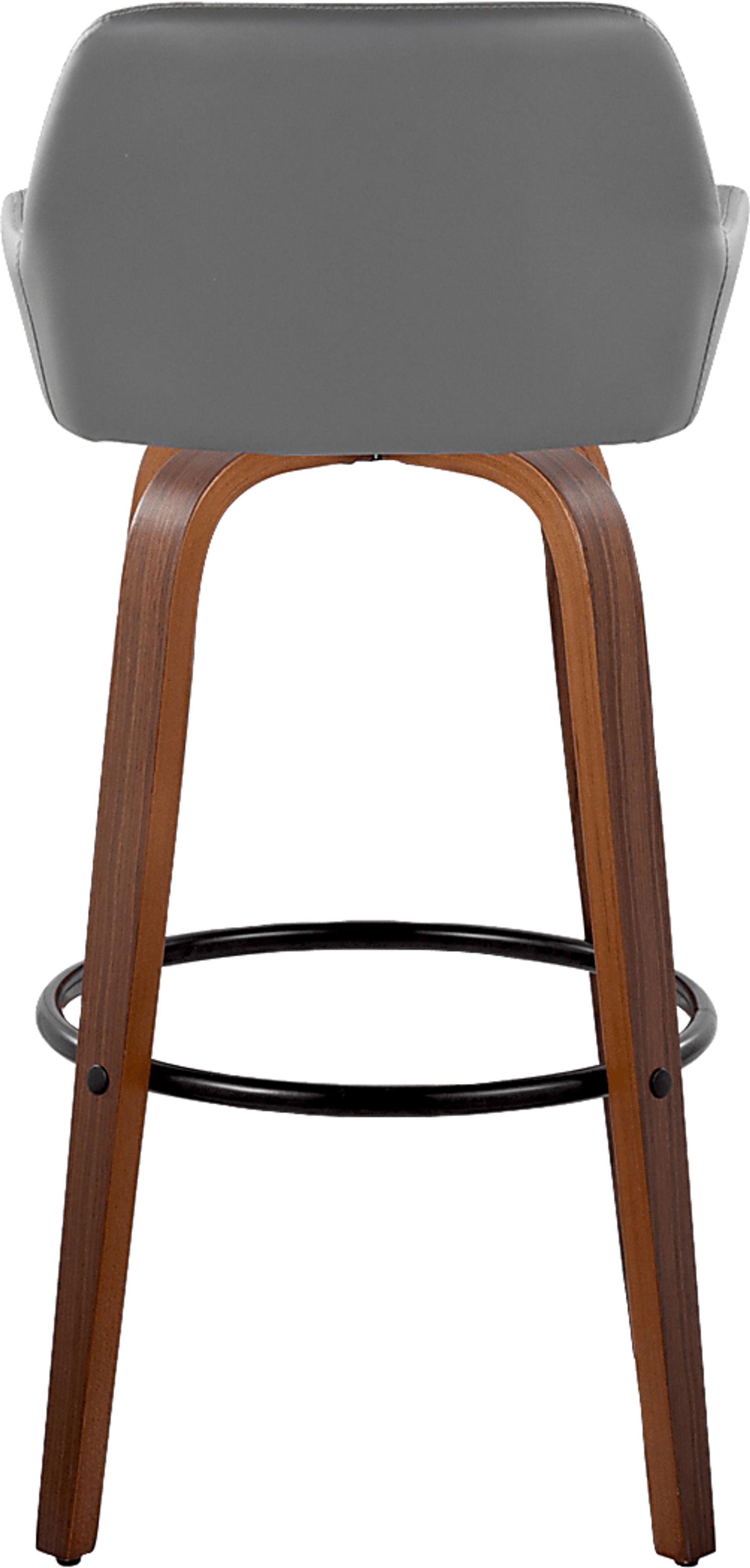 Rimcrest VI Gray Swivel Barstool, Set of 2 - Image 9