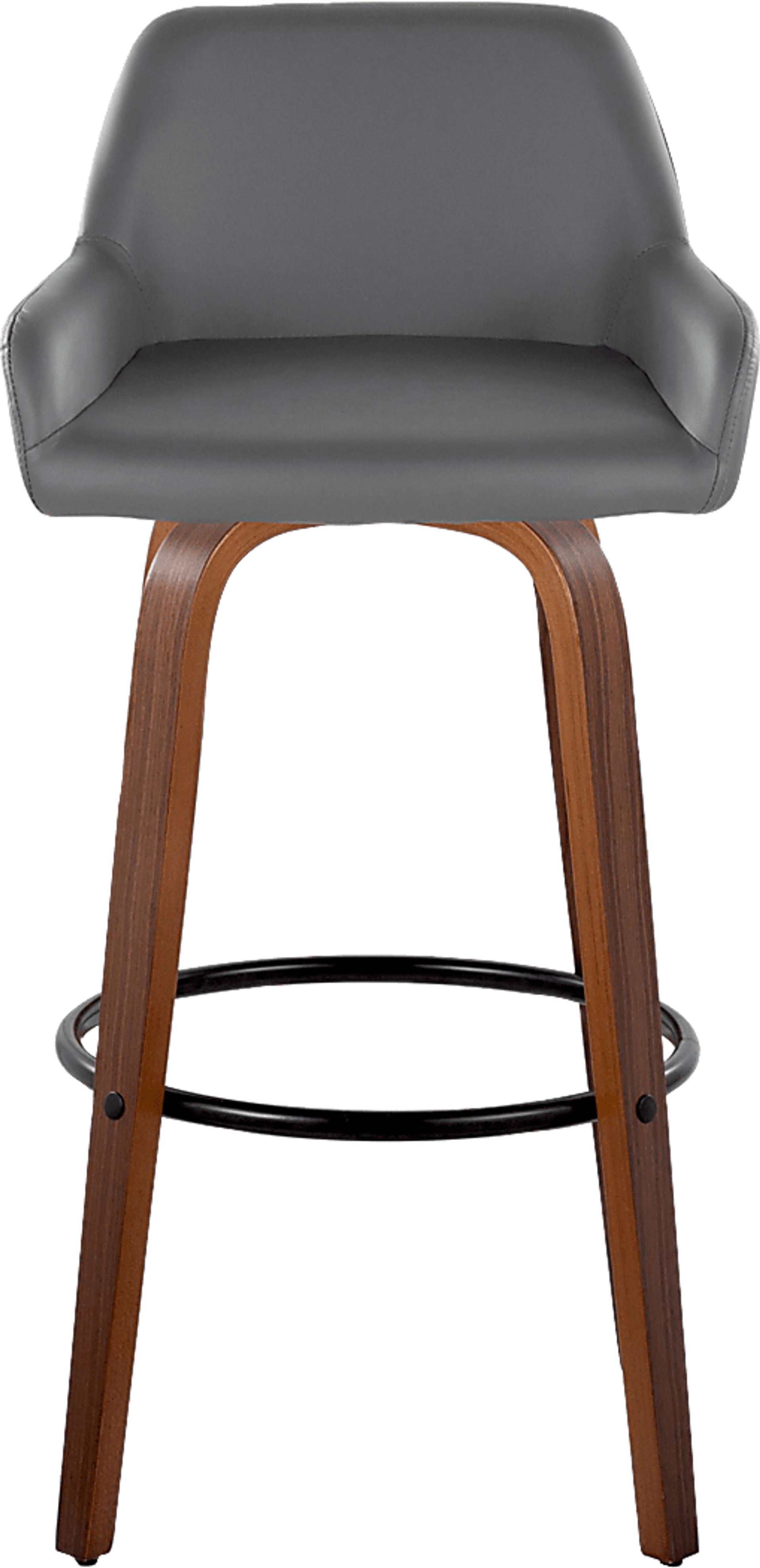 Rimcrest VI Gray Swivel Barstool, Set of 2 - Image 10