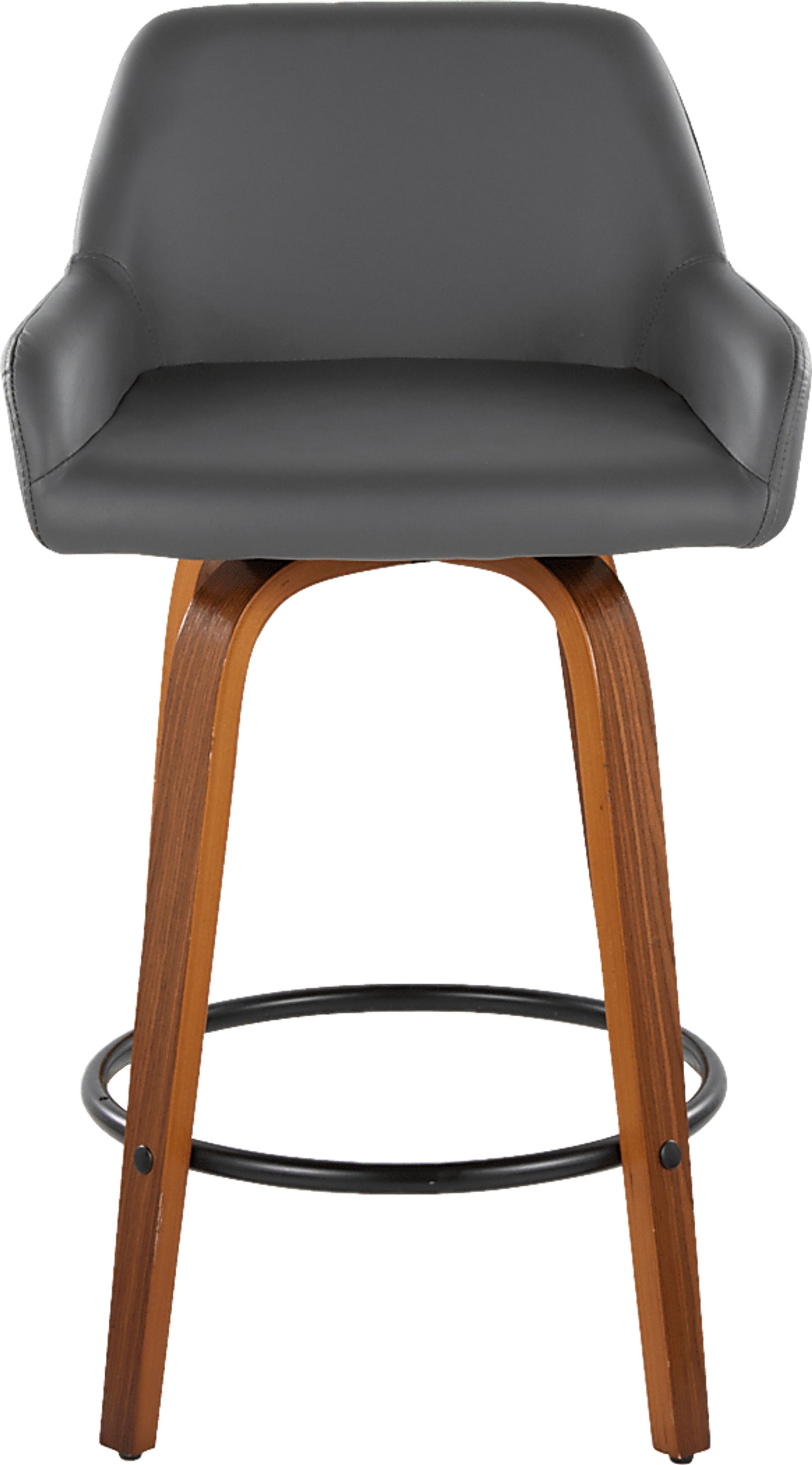 Rimcrest VI Gray Swivel Counter Height Stool, Set of 2 - Image 10