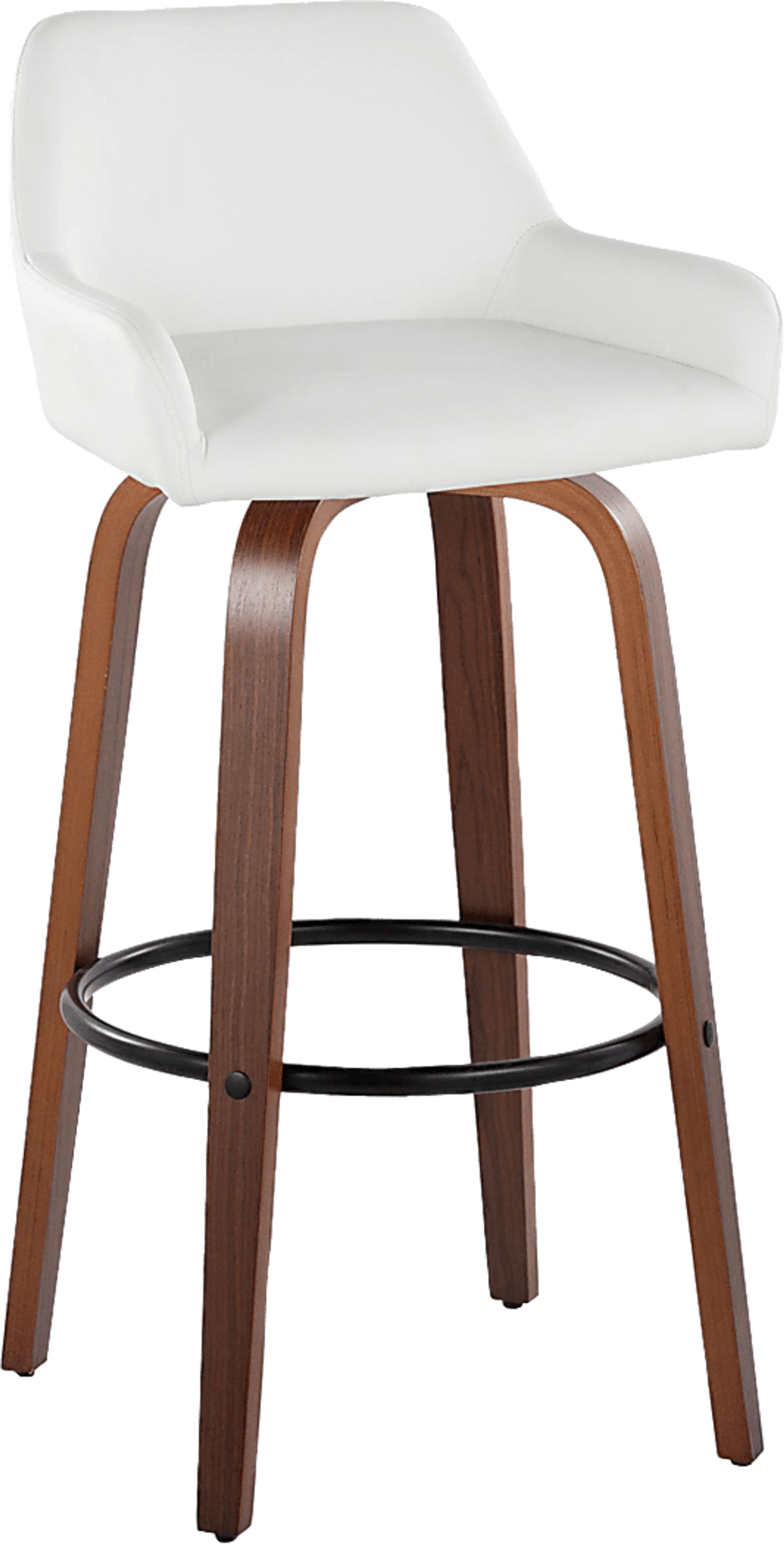 Rimcrest VI White Swivel Barstool, Set of 2 - Image 6