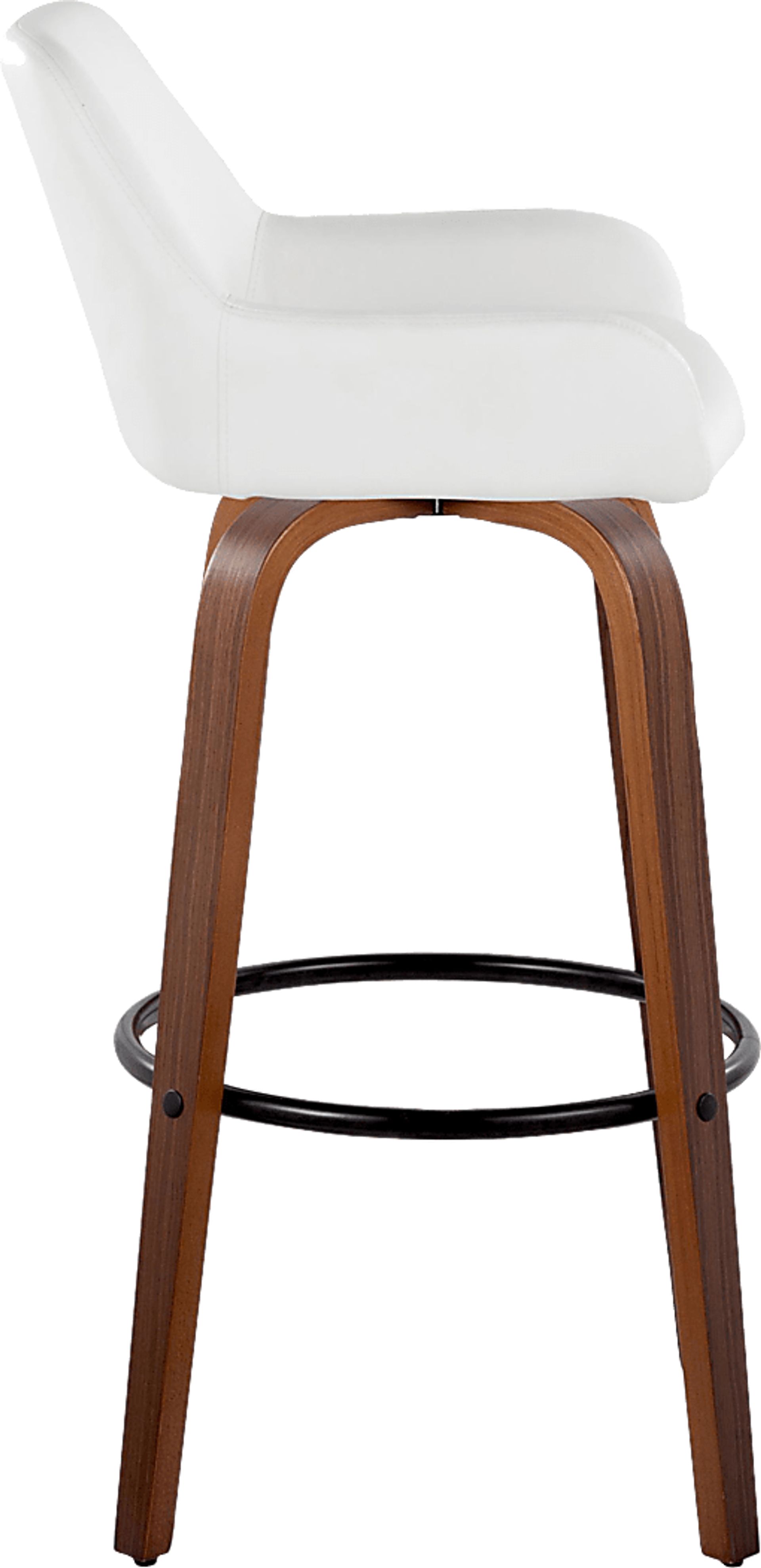 Rimcrest VI White Swivel Barstool, Set of 2 - Image 7