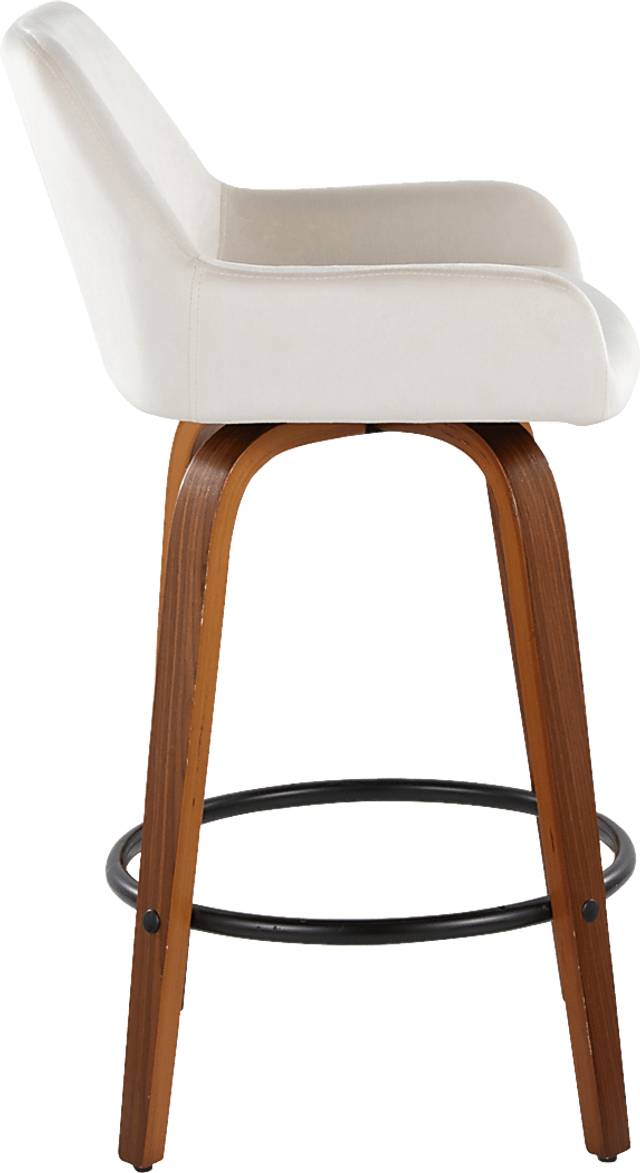 Rimcrest VI White Swivel Counter Height Stool, Set of 2 - Thumbnail - Image 7