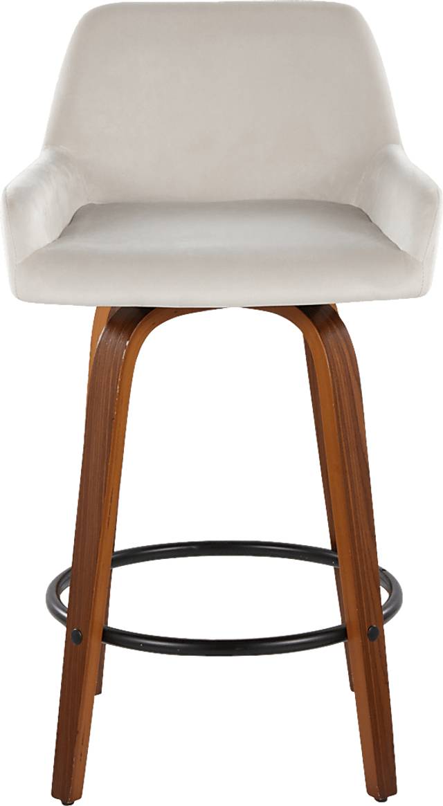 Rimcrest VI White Swivel Counter Height Stool, Set of 2 - Thumbnail - Image 9