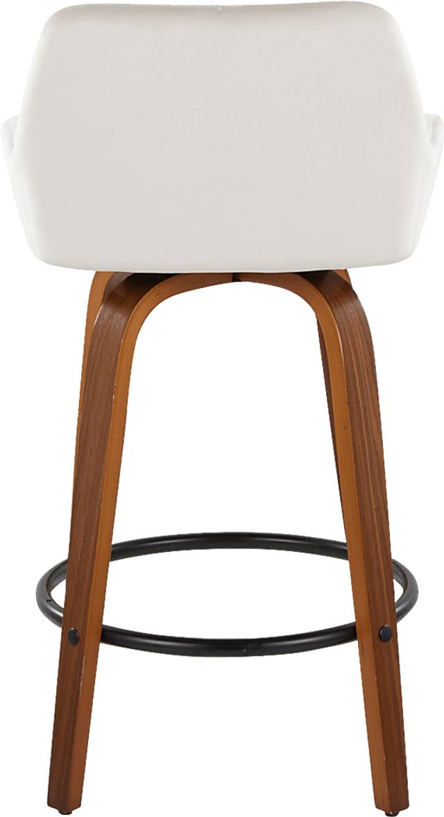 Rimcrest VI White Swivel Counter Height Stool, Set of 2 - Thumbnail - Image 10