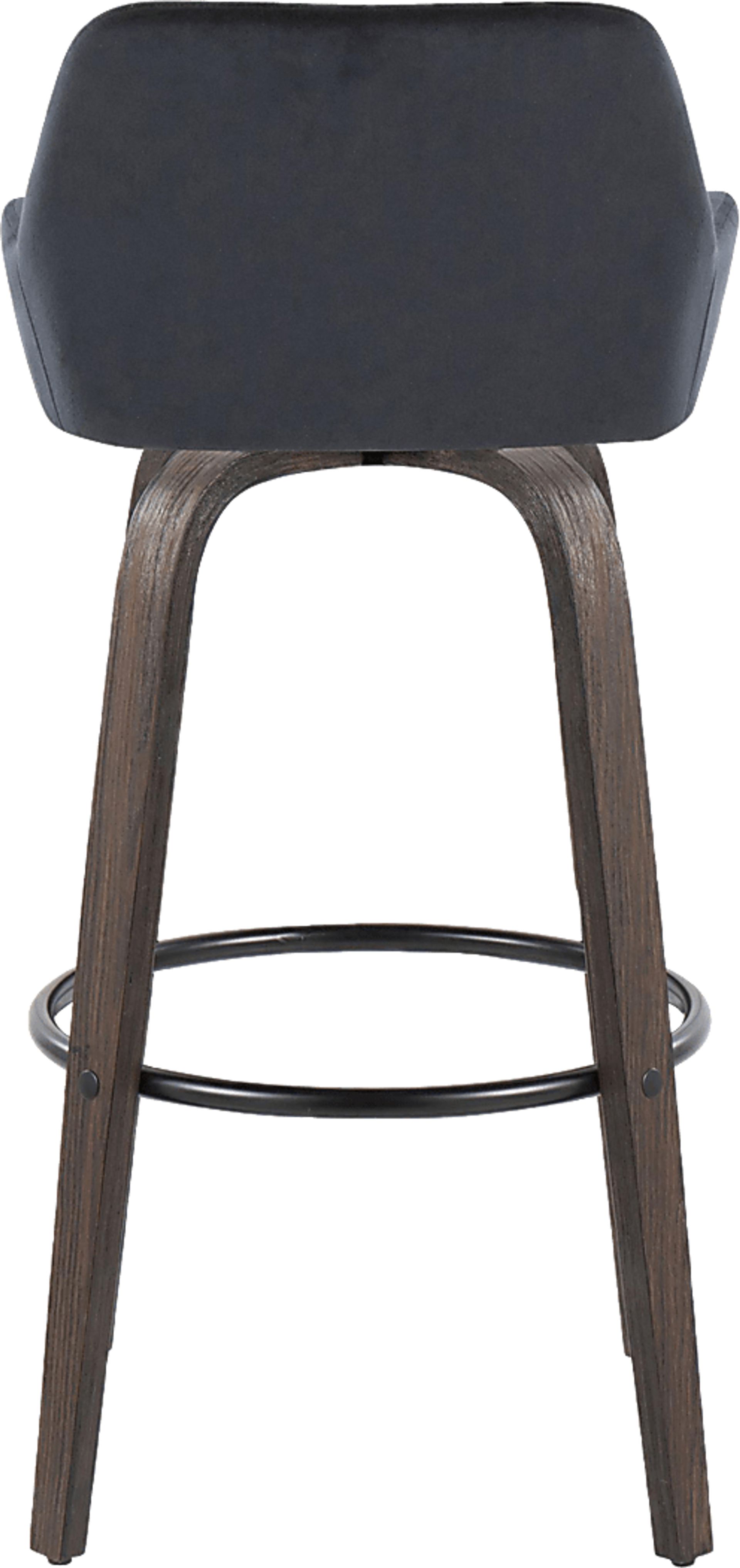 Rimcrest VII Black Swivel Barstool, Set of 2 - Image 9