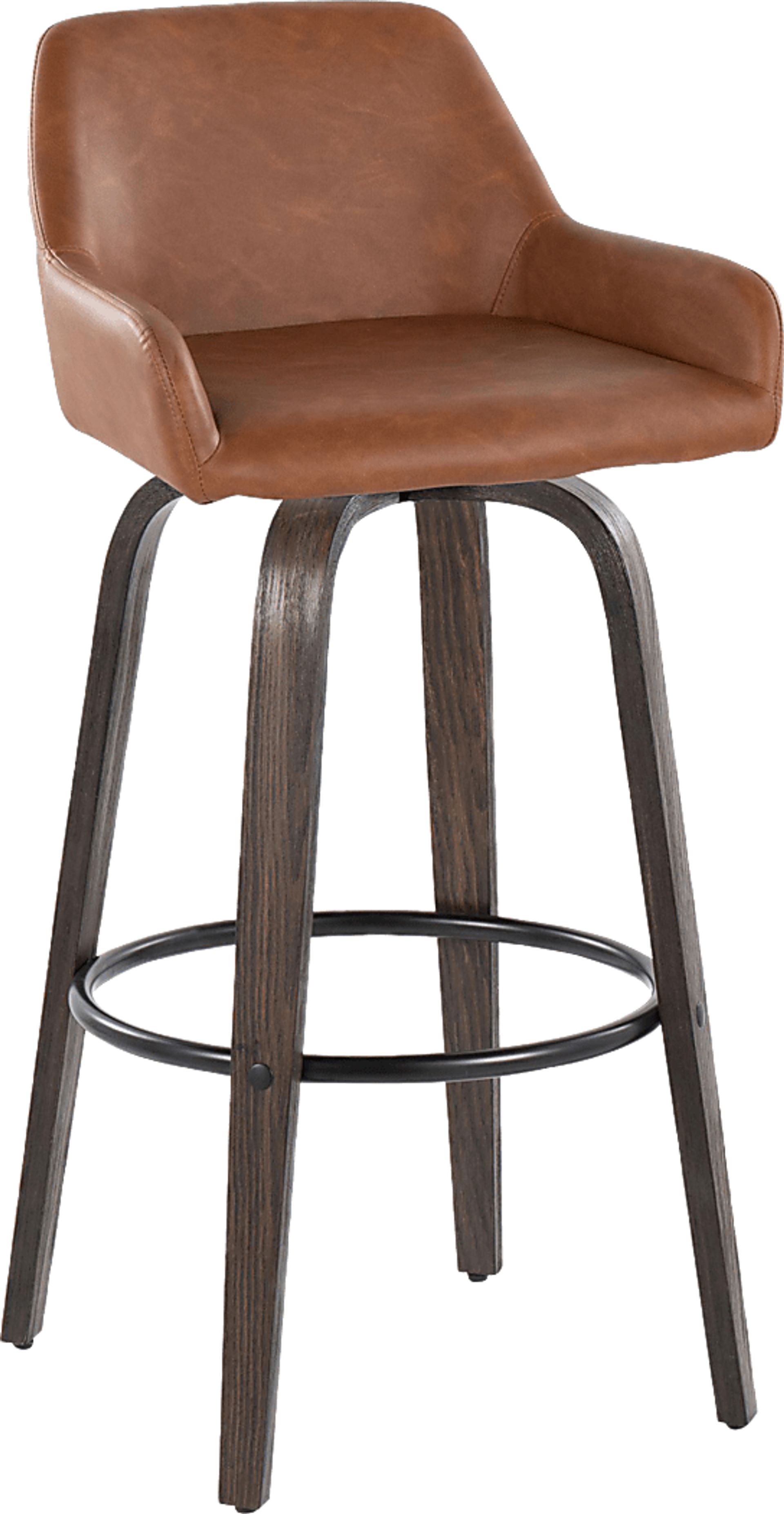 Rimcrest VII Camel Swivel Barstool, Set of 2 - Image 6