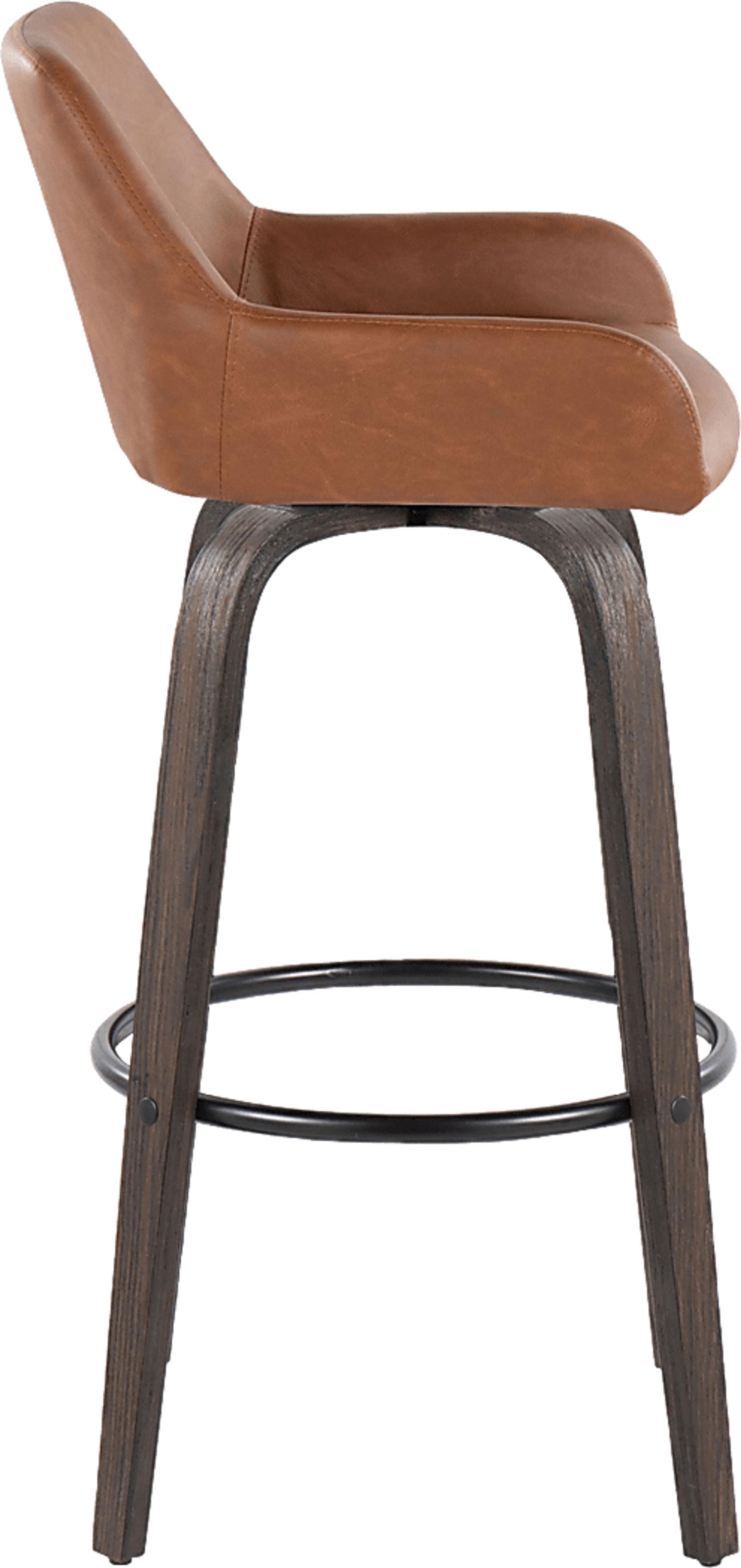 Rimcrest VII Camel Swivel Barstool, Set of 2 - Image 7
