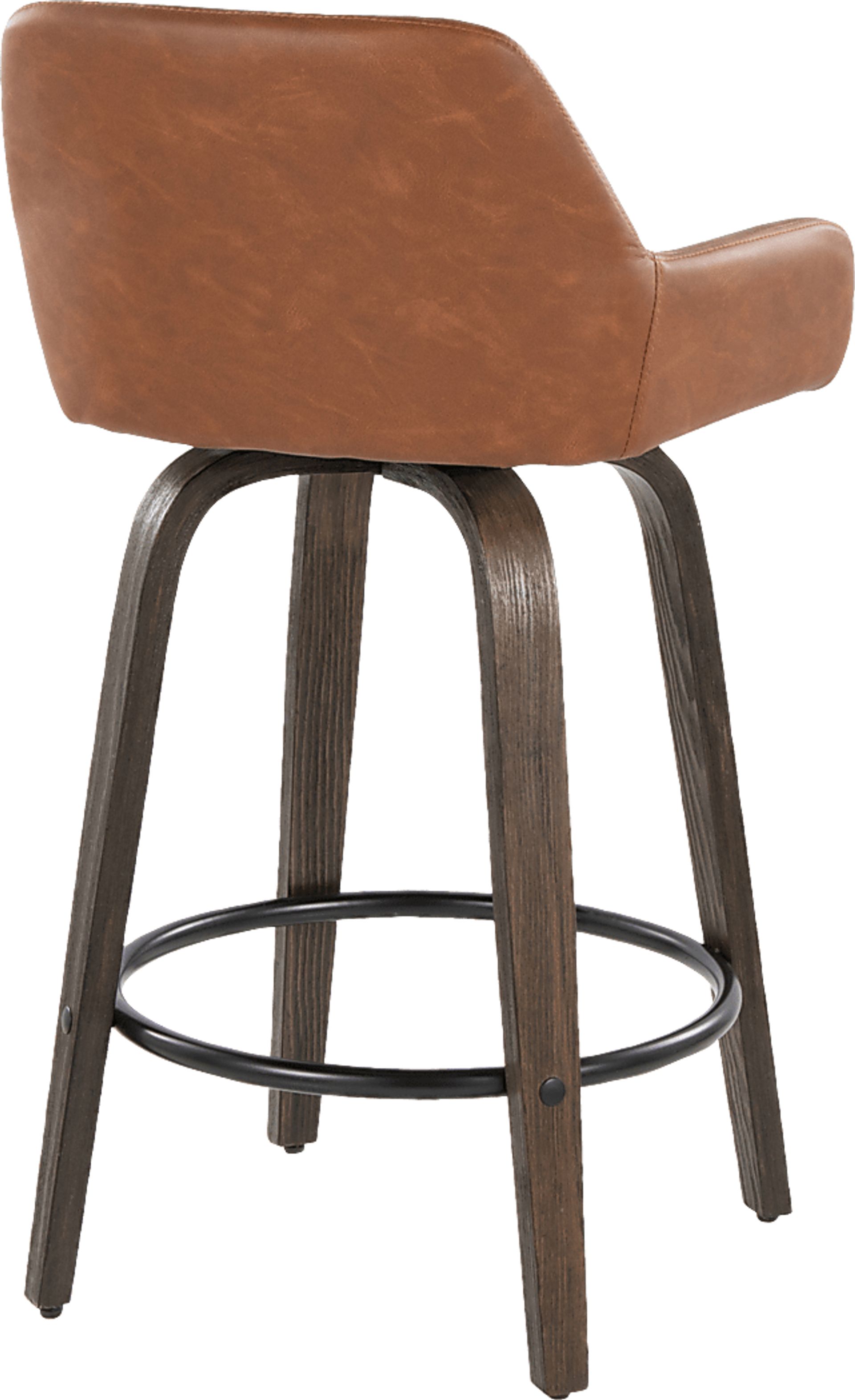 Rimcrest VII Camel Swivel Counter Height Stool, Set of 2 - Image 8