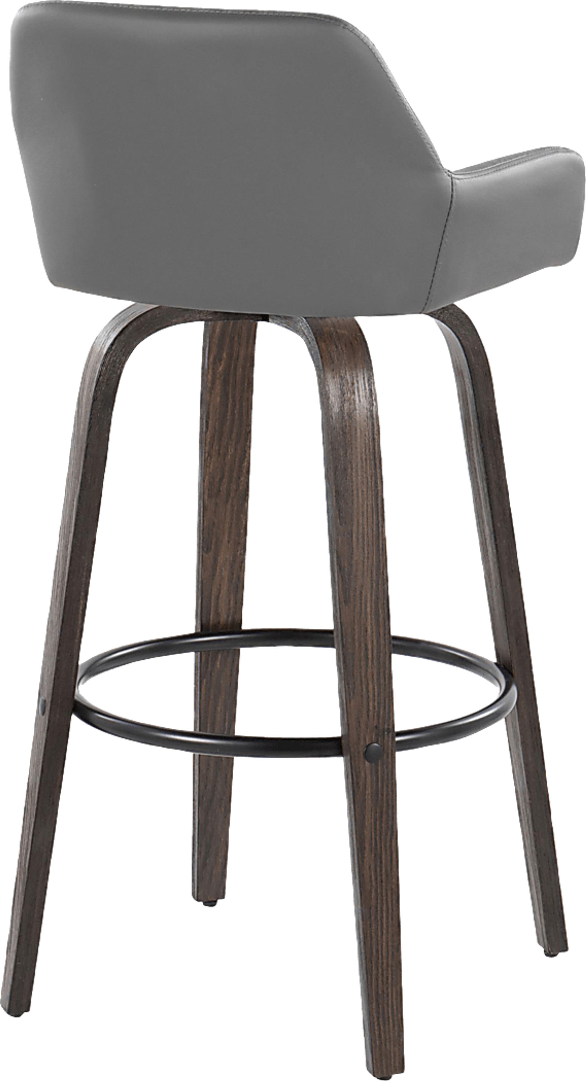 Rimcrest VII Gray Swivel Barstool, Set of 2 - Image 8