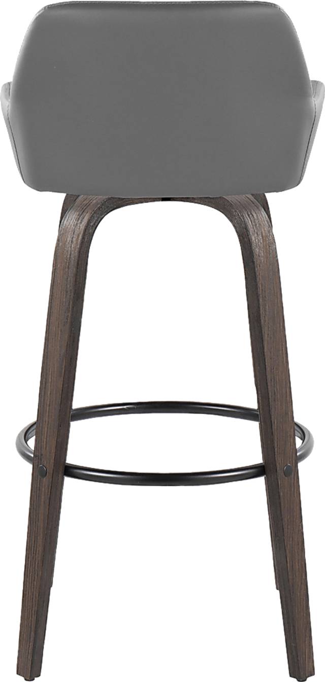 Rimcrest VII Gray Swivel Barstool, Set of 2 - Thumbnail - Image 9