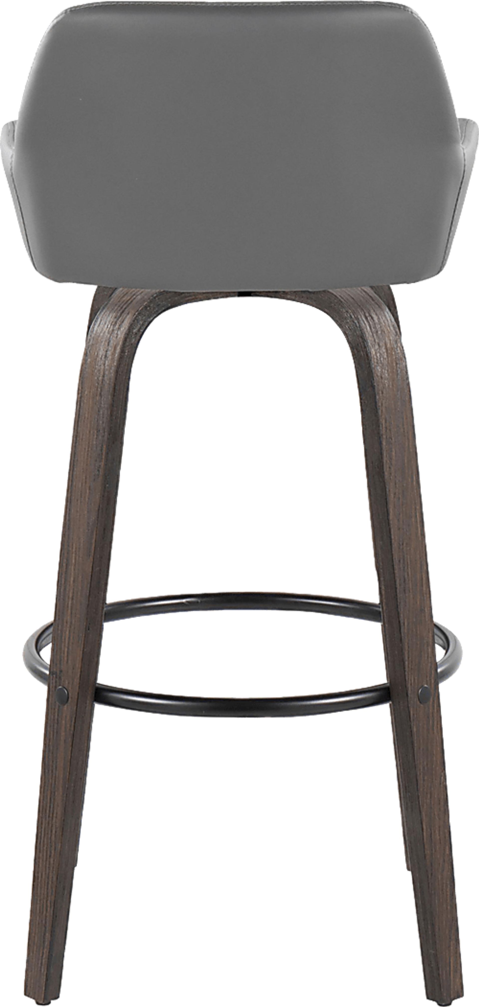 Rimcrest VII Gray Swivel Barstool, Set of 2 - Image 9