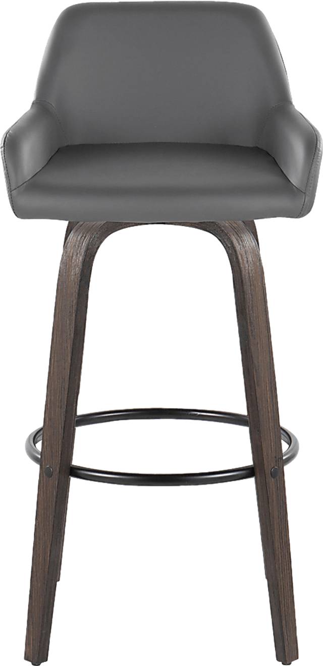 Rimcrest VII Gray Swivel Barstool, Set of 2 - Thumbnail - Image 10