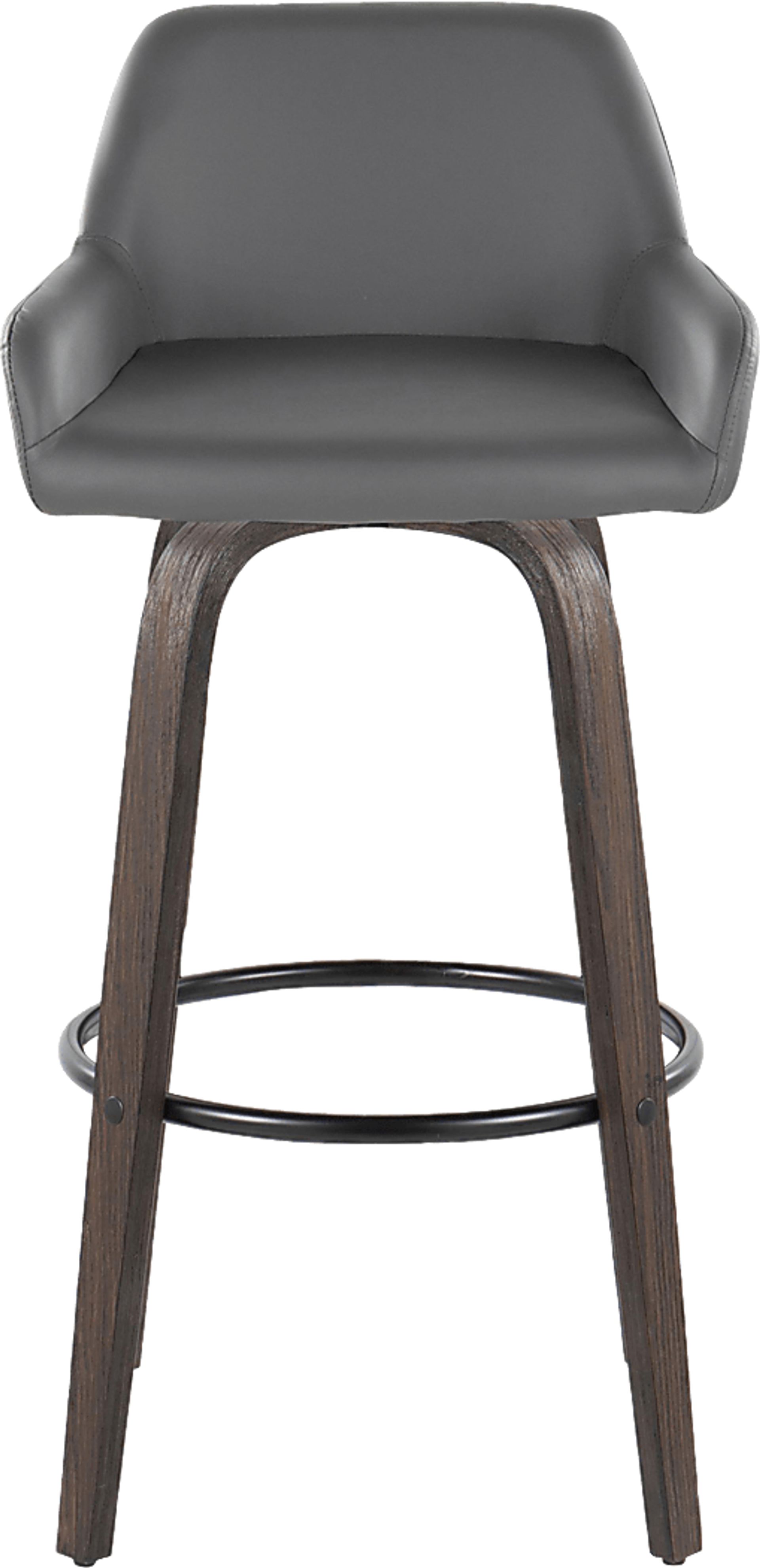 Rimcrest VII Gray Swivel Barstool, Set of 2 - Image 10