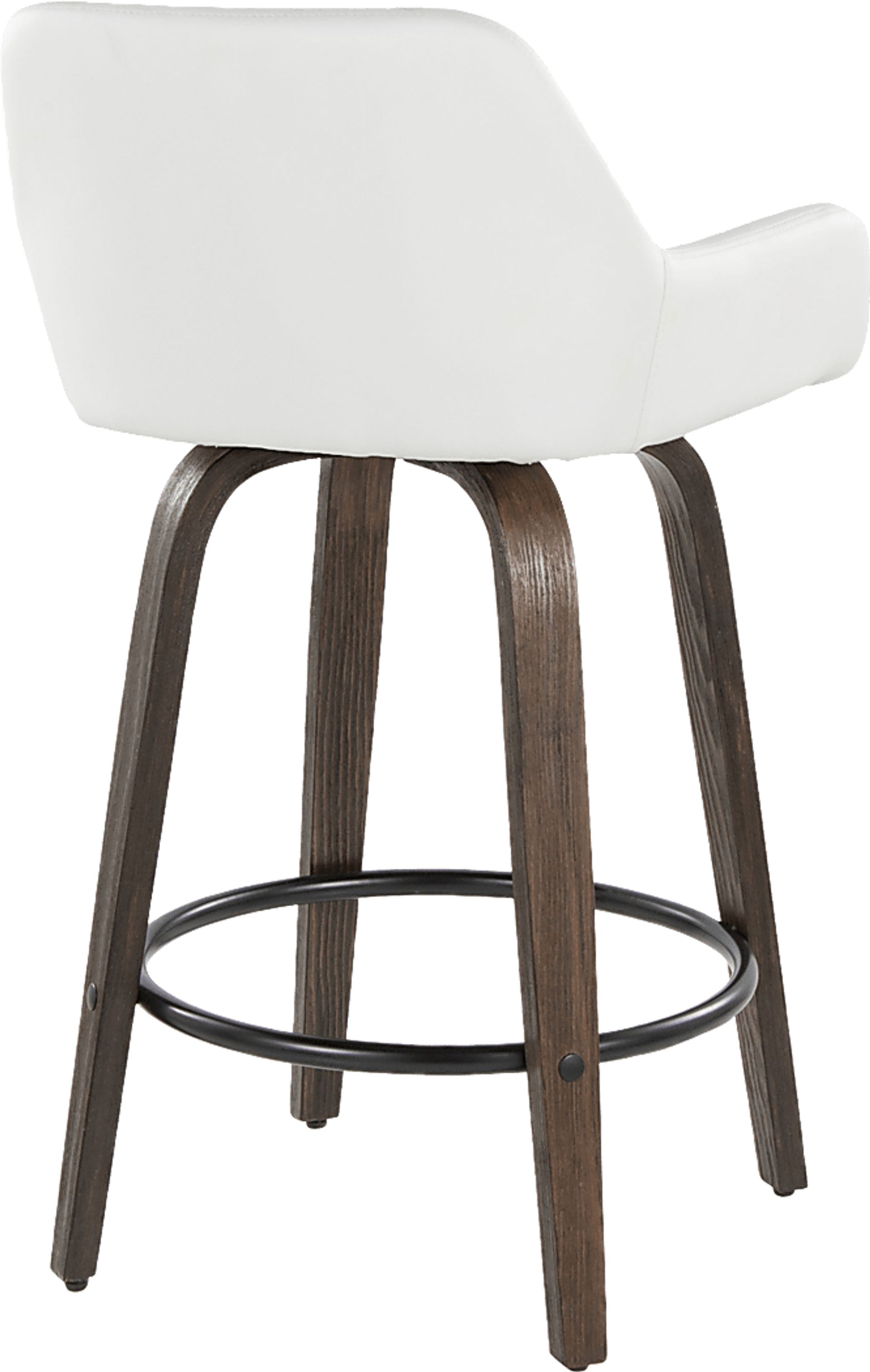 Rimcrest VII White Swivel Barstool, Set of 2 - Image 8