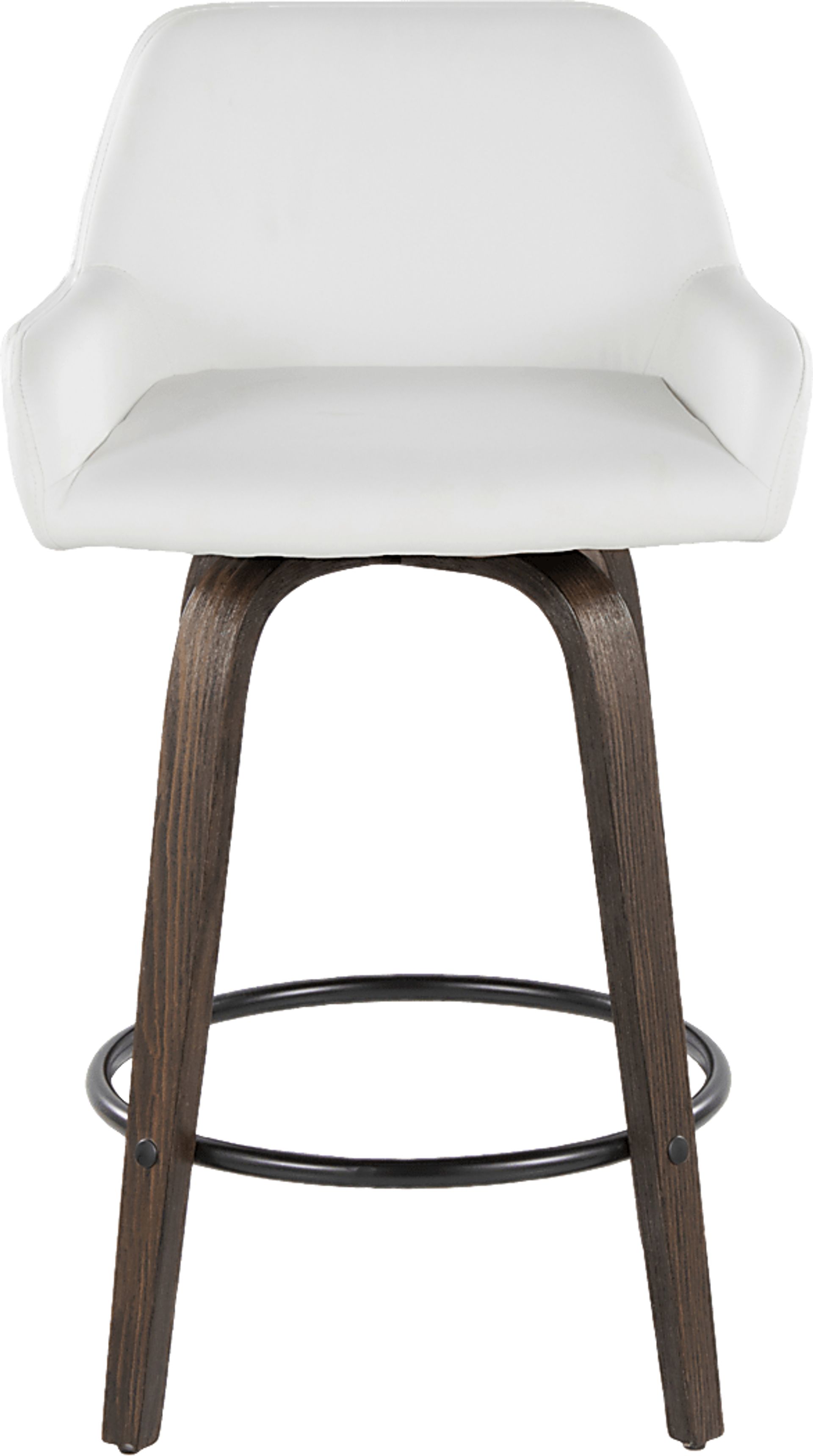 Rimcrest VII White Swivel Barstool, Set of 2 - Image 10