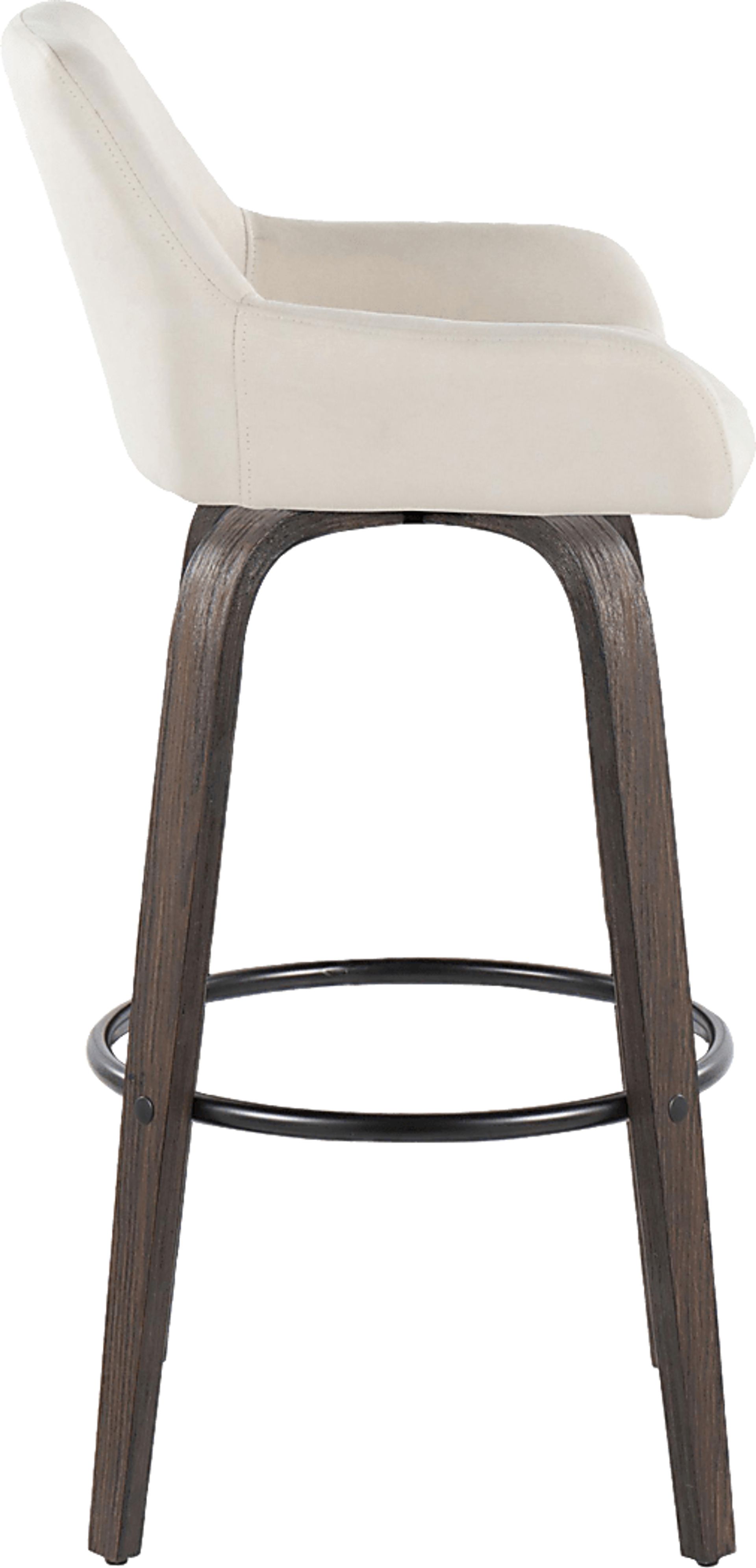 Rimcrest VII White Swivel Barstool, Set of 2 - Image 7