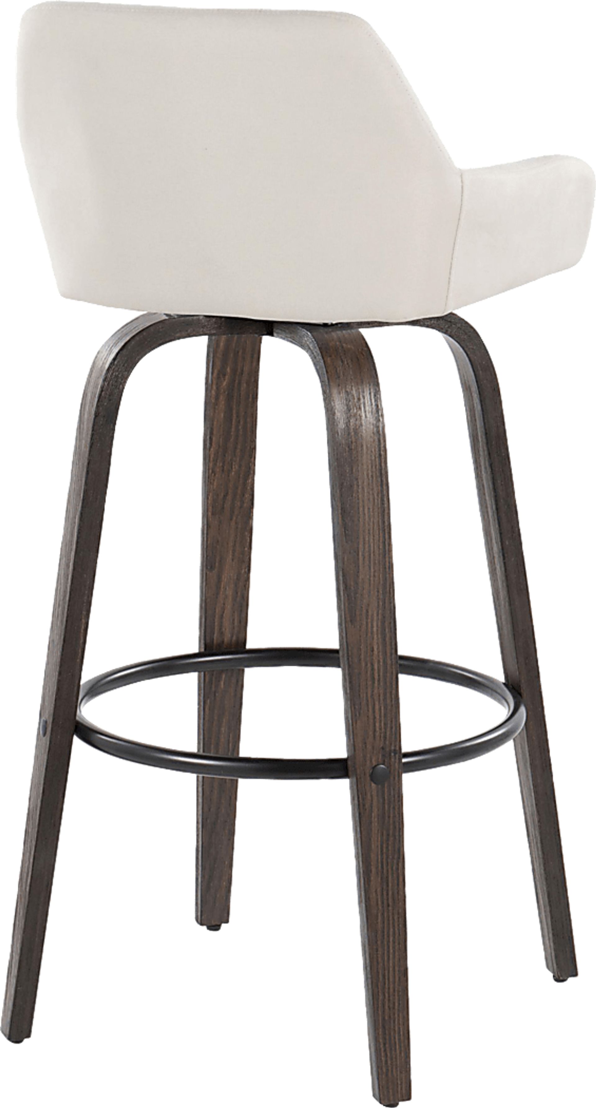 Rimcrest VII White Swivel Barstool, Set of 2 - Image 8