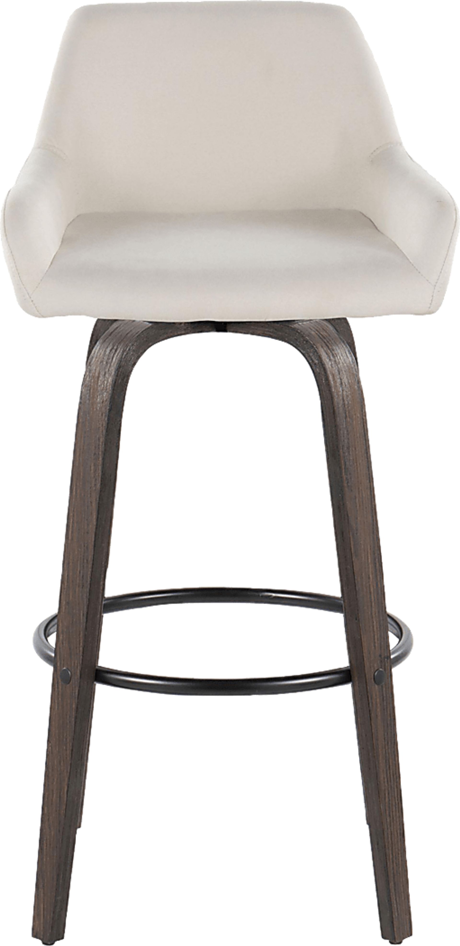Rimcrest VII White Swivel Barstool, Set of 2 - Image 10